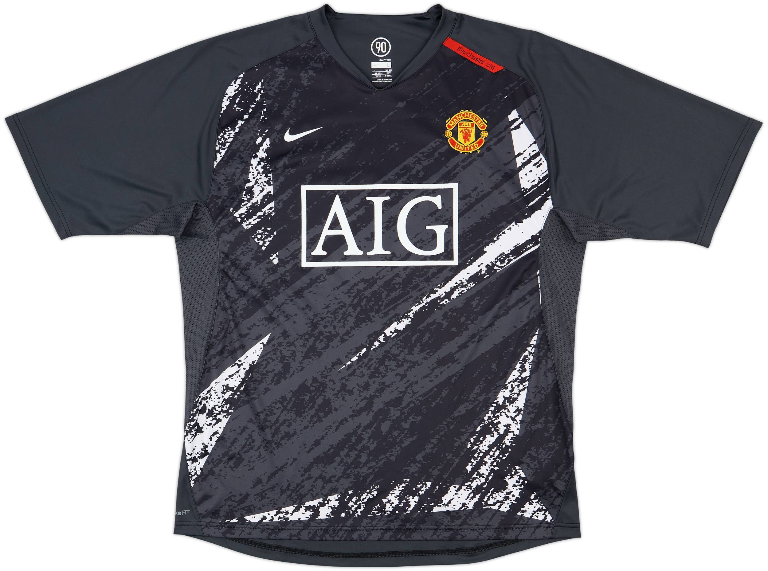 90s Nike Manchester United 練習着 長袖 2007-08 Manchester United Nike Track Jacket - 8/10 - (M)