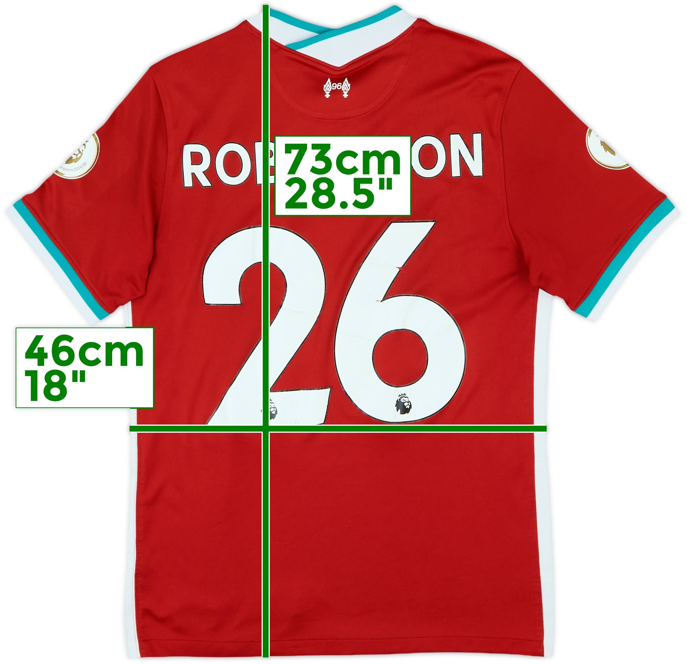 Liverpool FC Robertson 26 シャツ 2020-21 Liverpool Home Shirt Robertson #26 - 6/10 - (M)