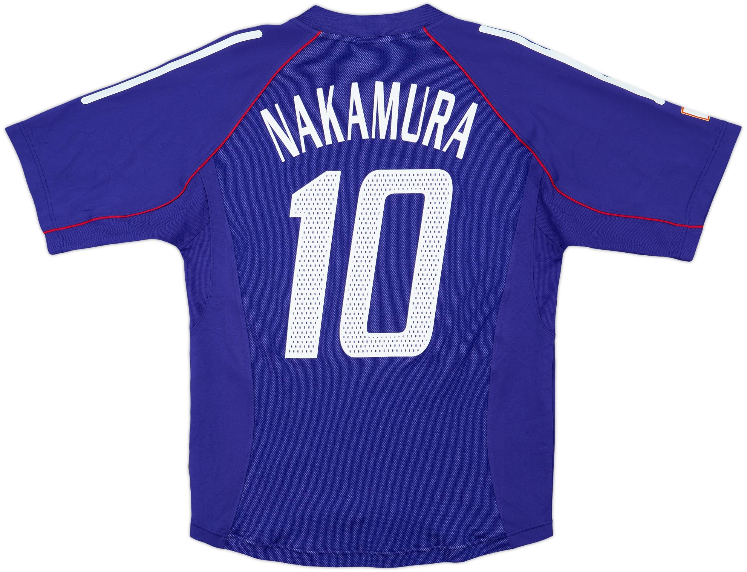 トップス M.U OLDIE NUMBER FOOTBALL T  JAPONESS 2006-08 Japan Home Shirt Nakata #7 - 9/10 - (L)