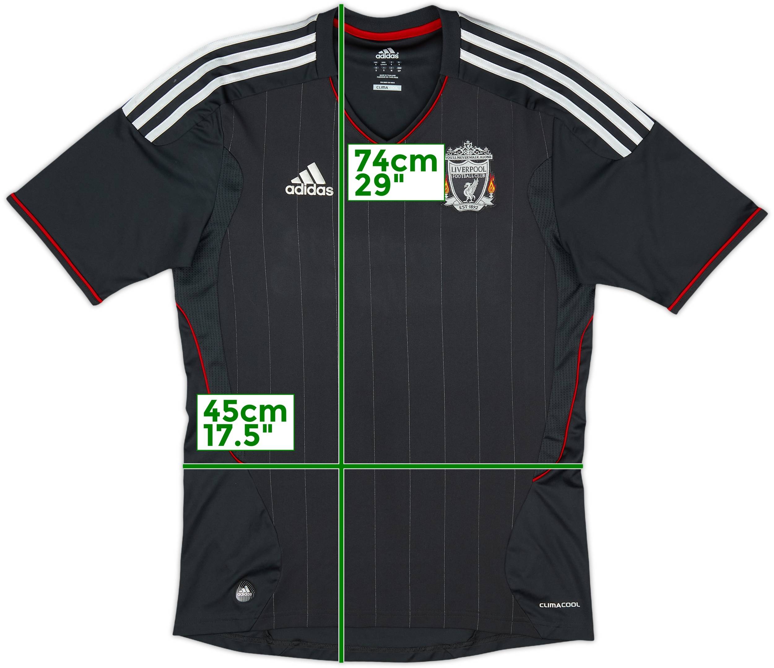 2011-12 Liverpool Away Shirt 4/10 (S)