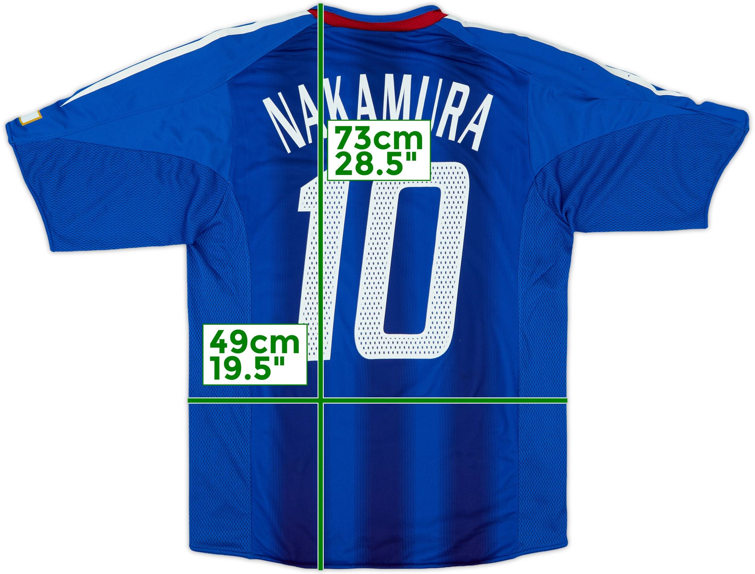 2004-06 Japan Player Issue Home Shirt Nakamura #10 - 8/10 - (M)