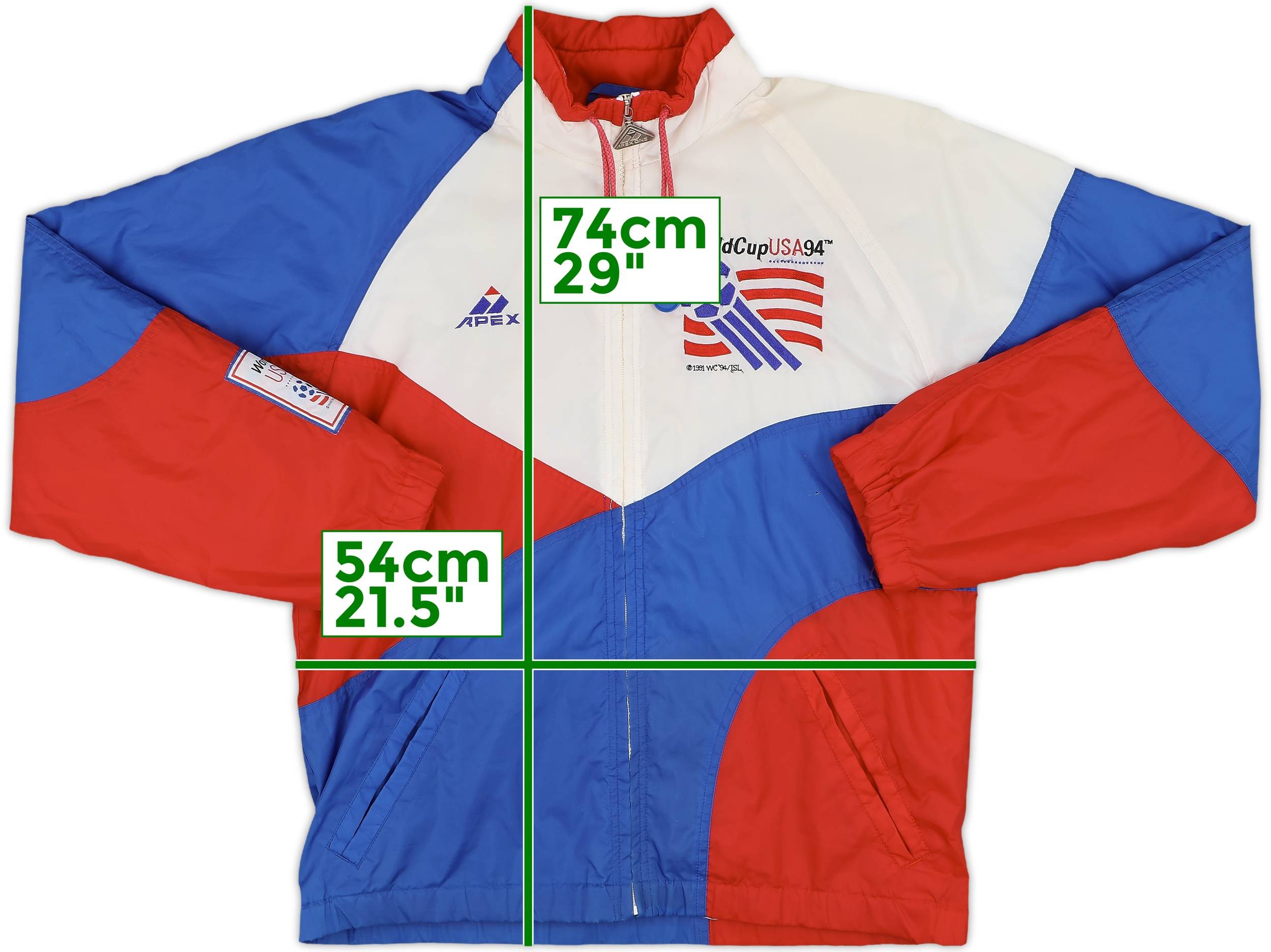 1994 USA Apex One Track Jacket - 8/10 - (S)