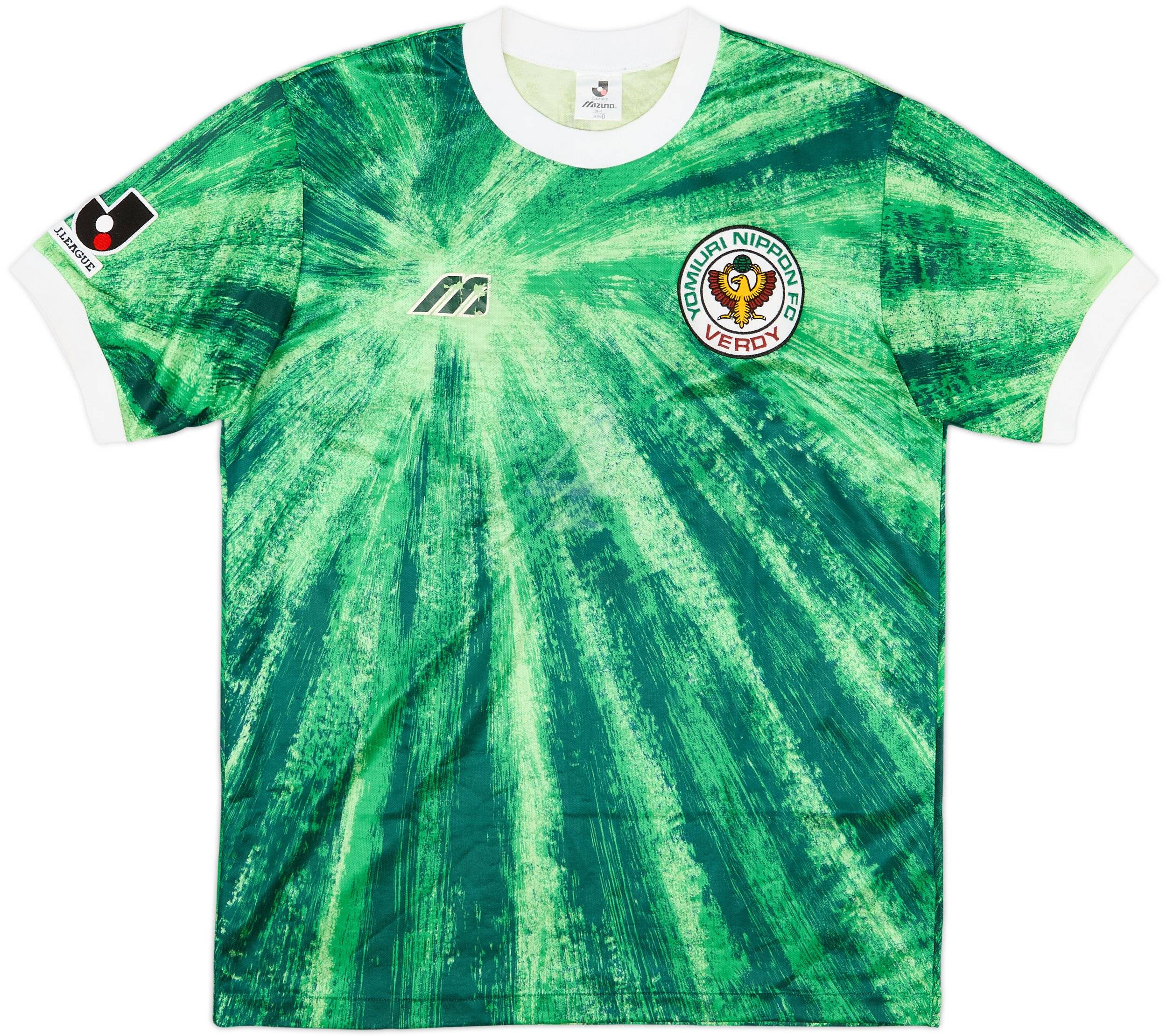 トップス 1993 Verdy kawasaki yomiuri uniform SHIRT JERSEY 1993 TOKYO YOMIURI VERDY KAWASAKI AWAY J-LEAGUE