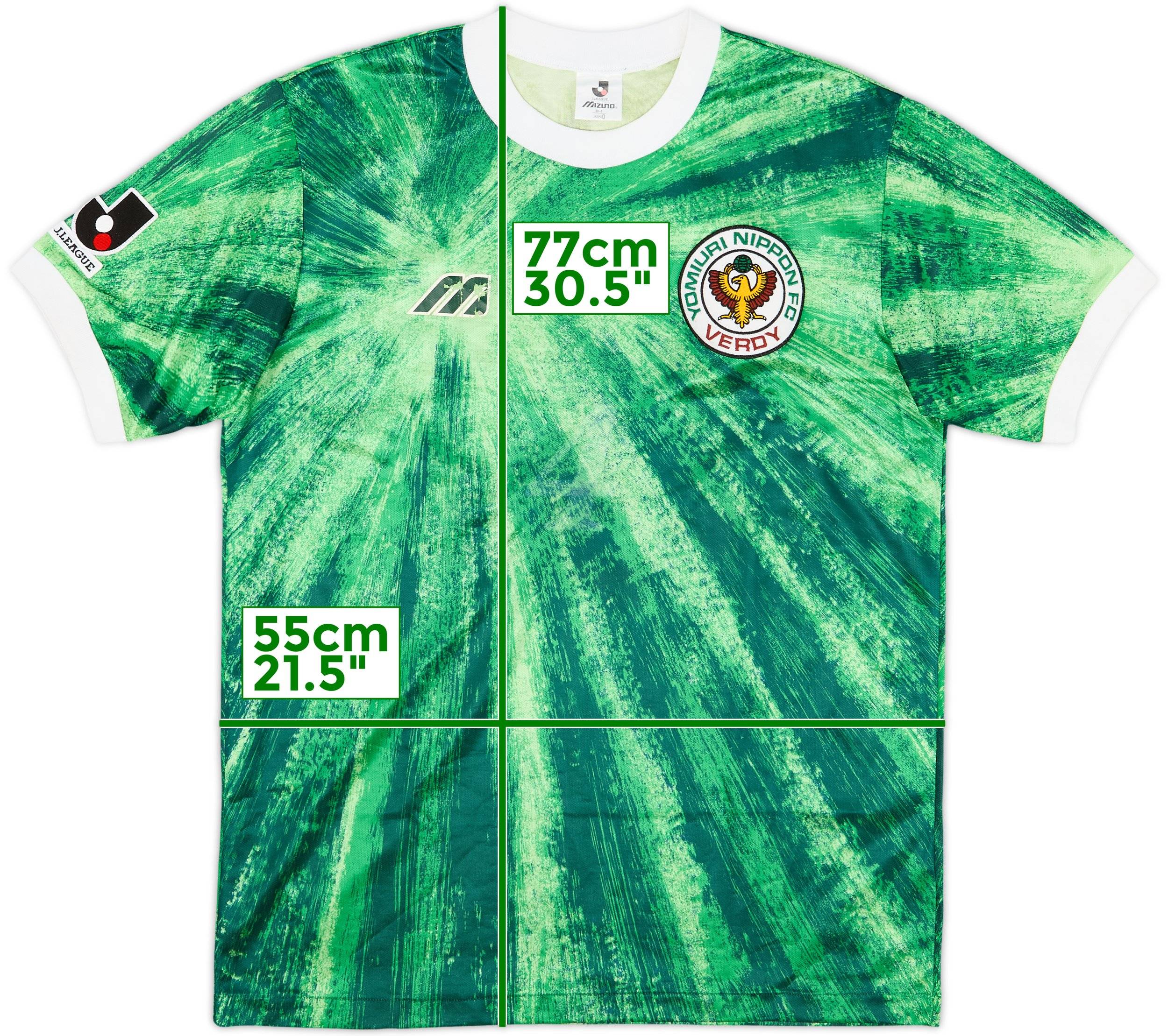 ユニフォーム 1993-95 Verdy Kawasaki Home Shirt - 5/10 - (L)