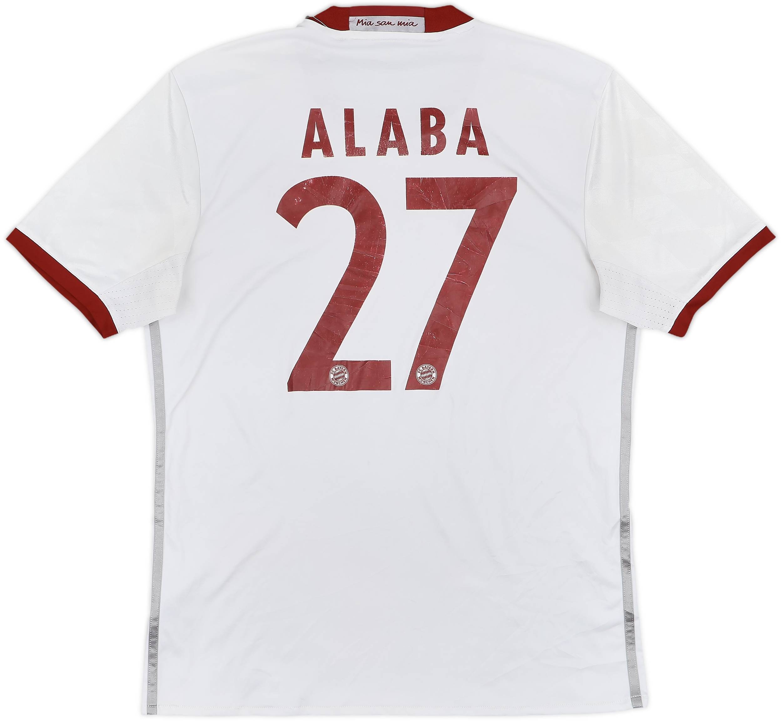 FC Bayern München ALABA 27 バイエルンミュンヘン 2016-17 Bayern Munich Third Shirt Alaba #27 - 4/10 - (M)