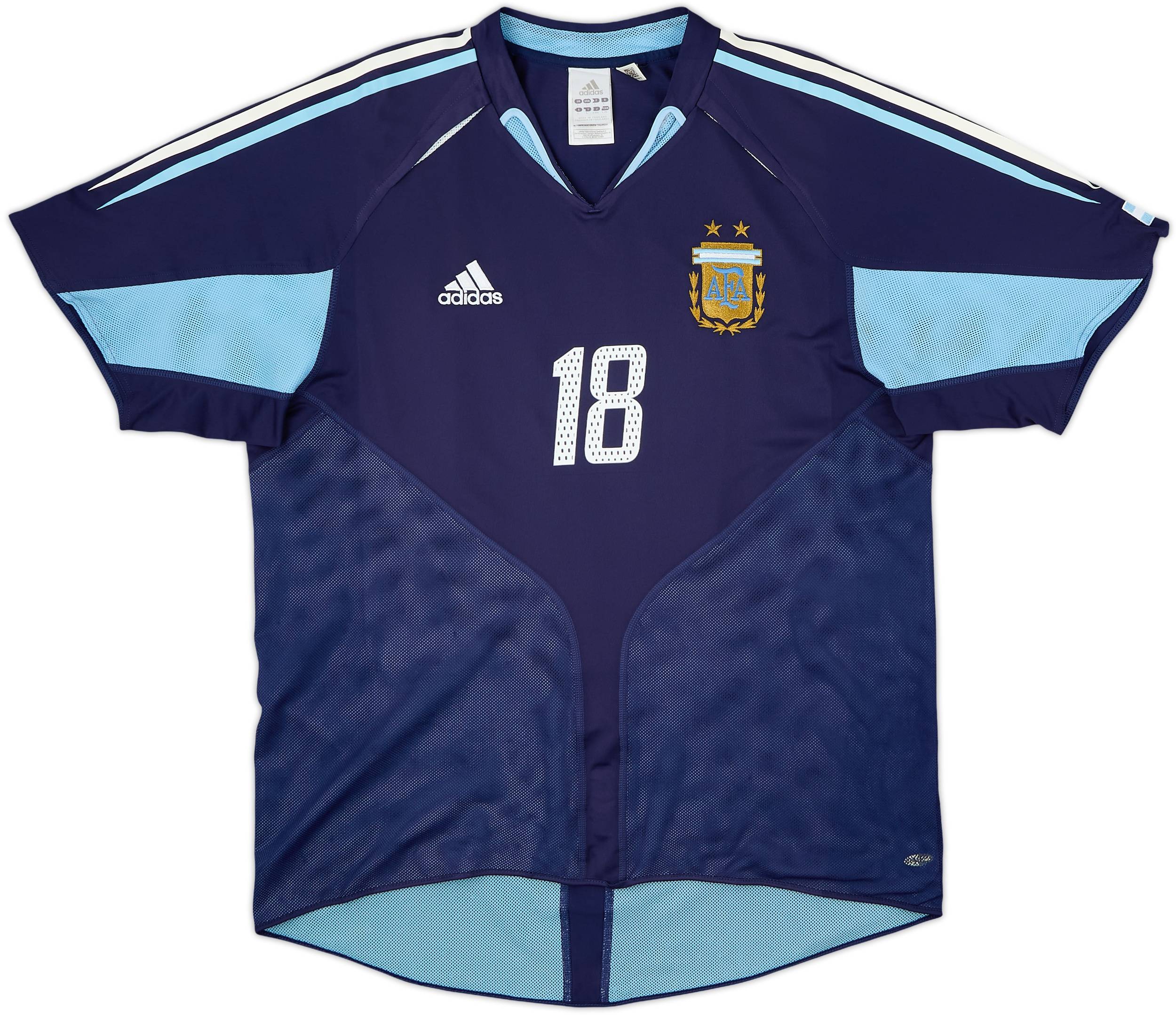 2004-05 Argentina Away Shirt Messi #18 - 8/10 - (L)