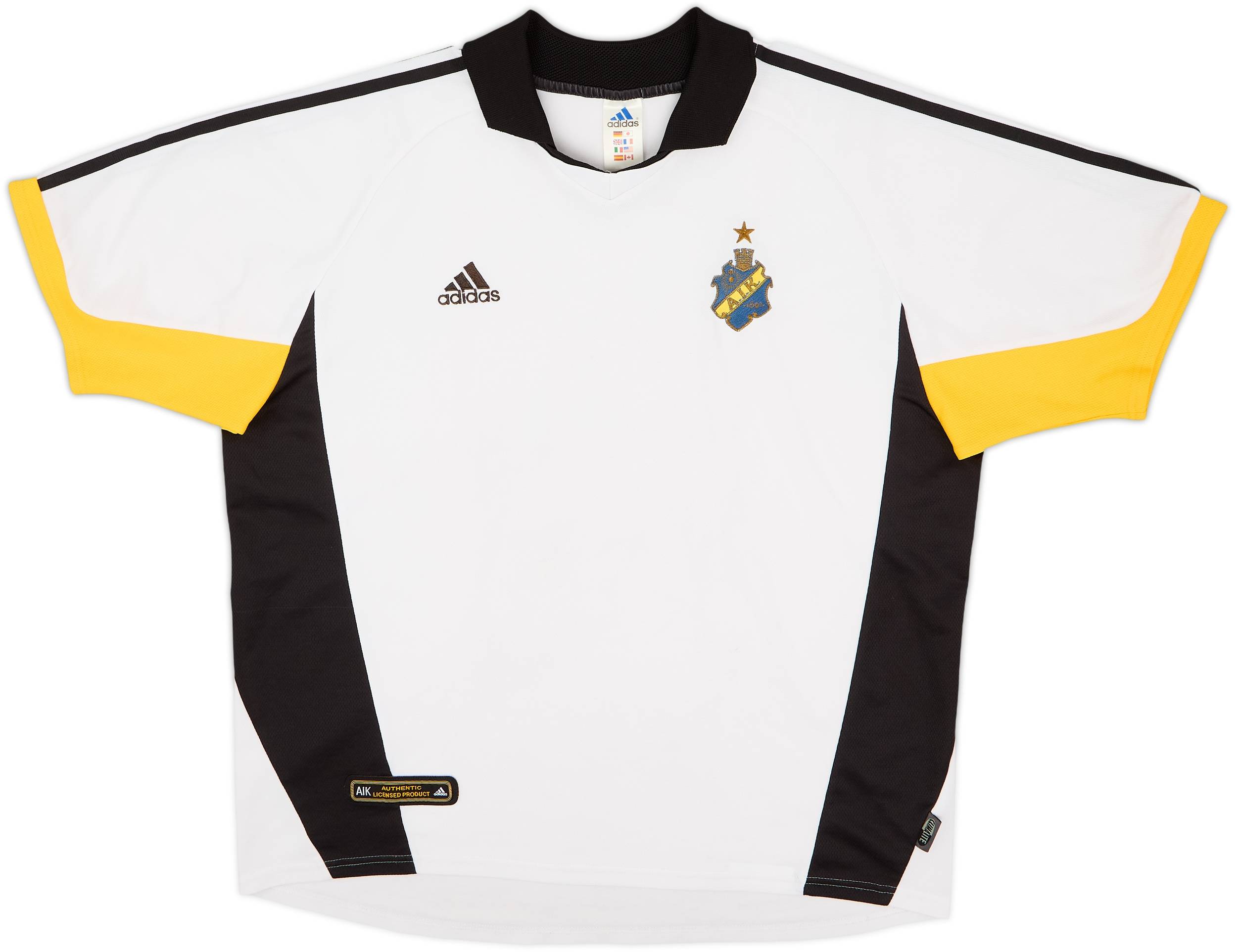 2000-02 AIK Stockholm Away Shirt - 8/10 - (XL)