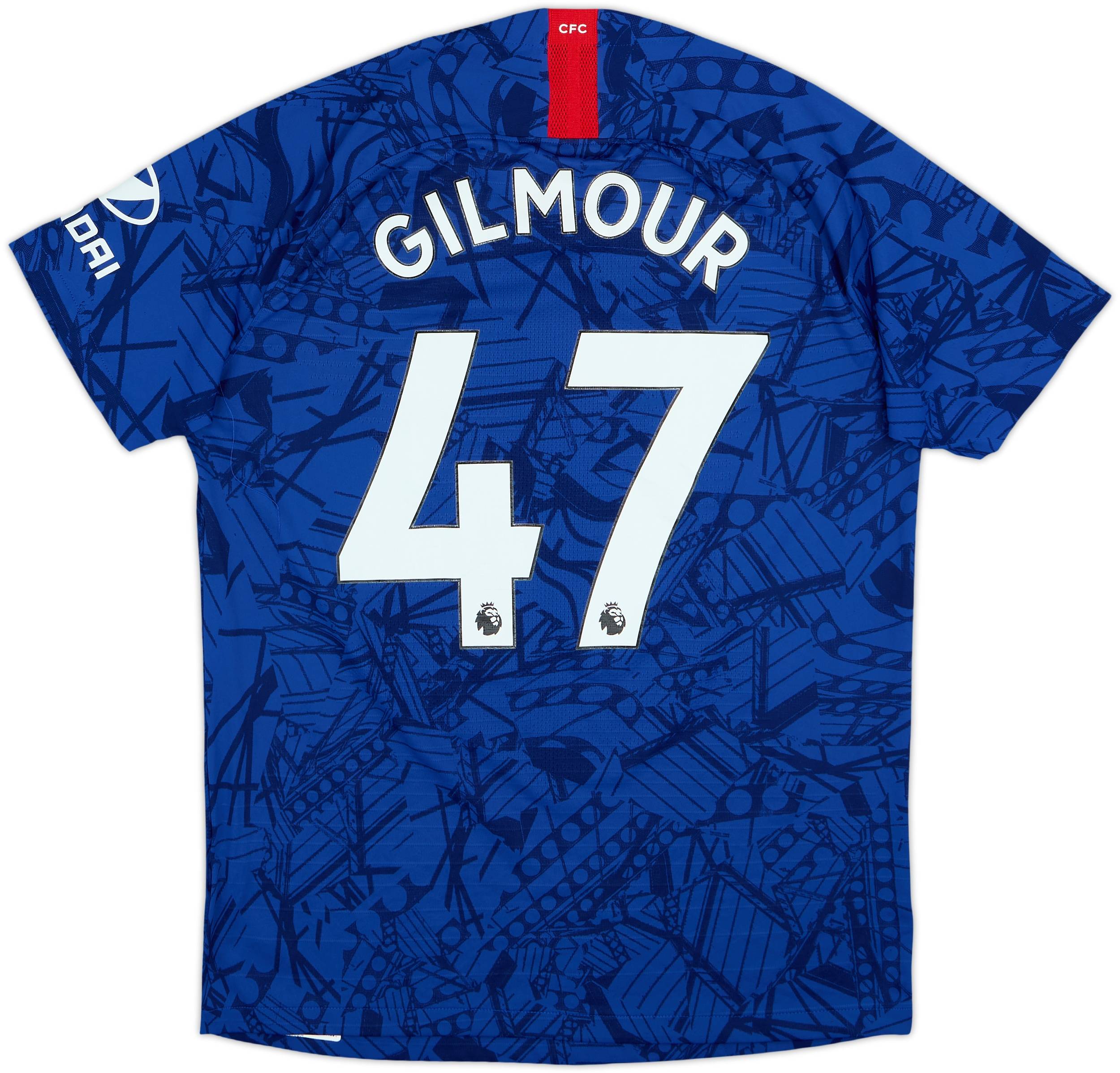 美品】チェルシー FC Gilmour 47番 シャツ 2019-20 Chelsea Authentic Home Shirt Gilmour #47 - 6/10 - (L)