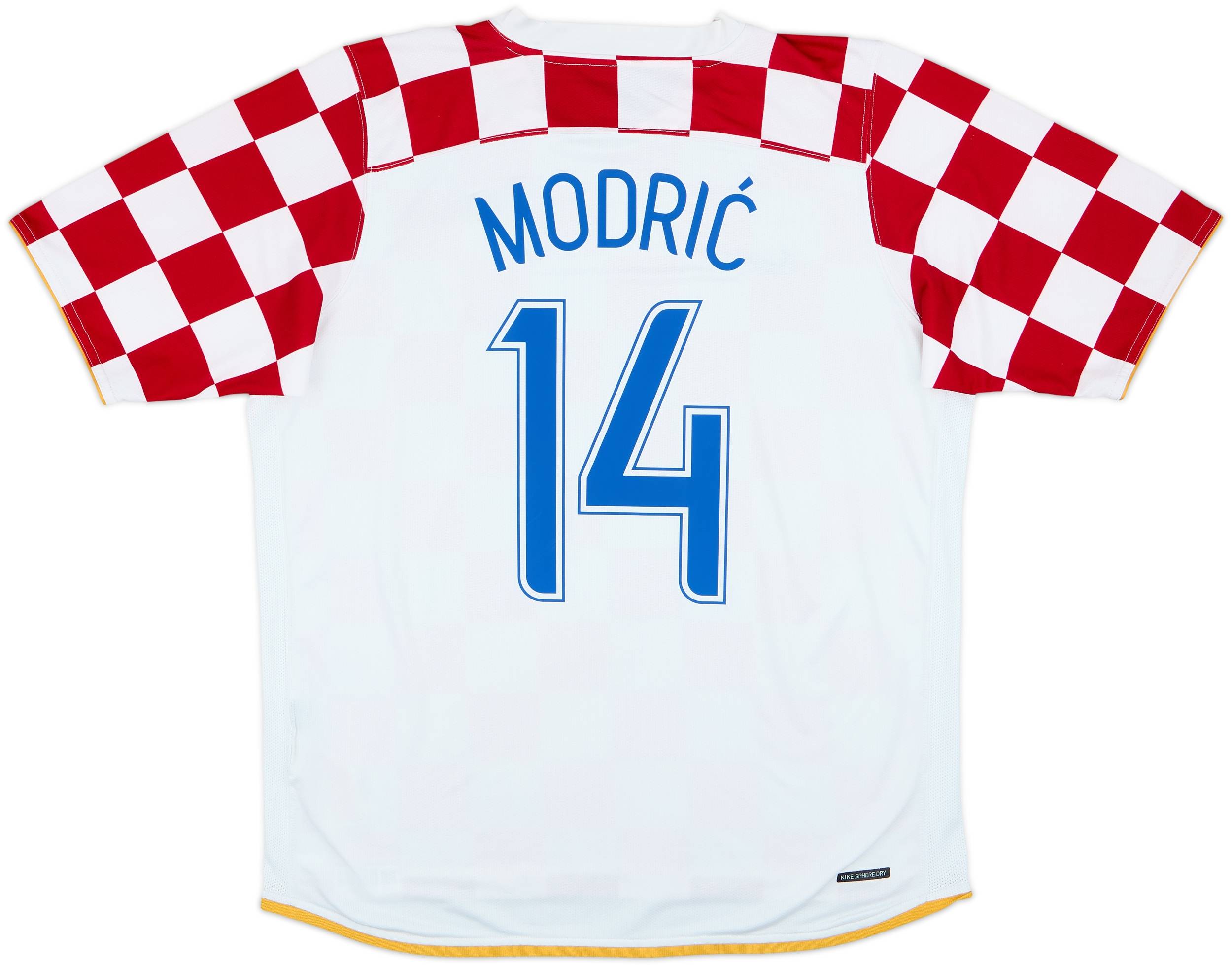 2006-08 Croatia Home Shirt Modric #14 - 8/10 - (XL)