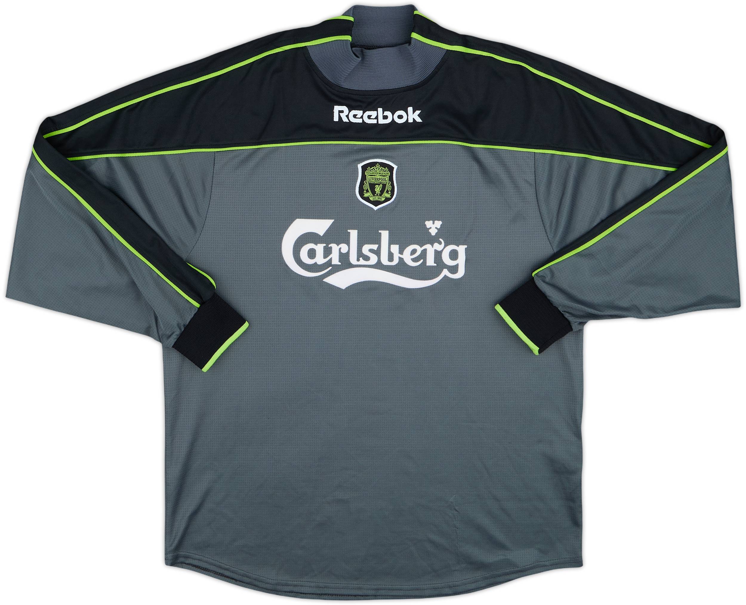 2000-01 Liverpool GK Shirt - 8/10 - (Y)