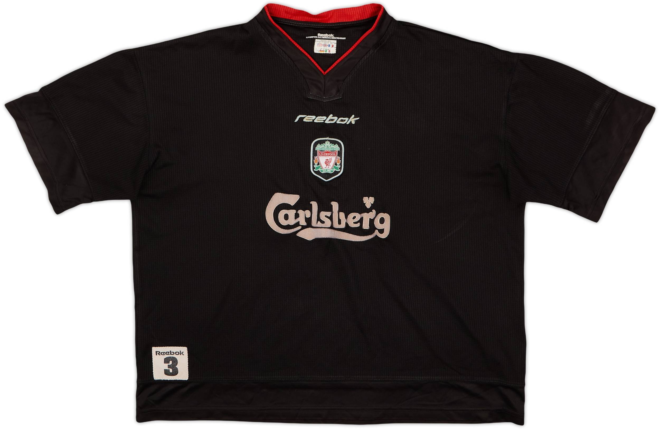 2002-03 Liverpool Player Issue Reebok Training Shirt #3 (Xavier