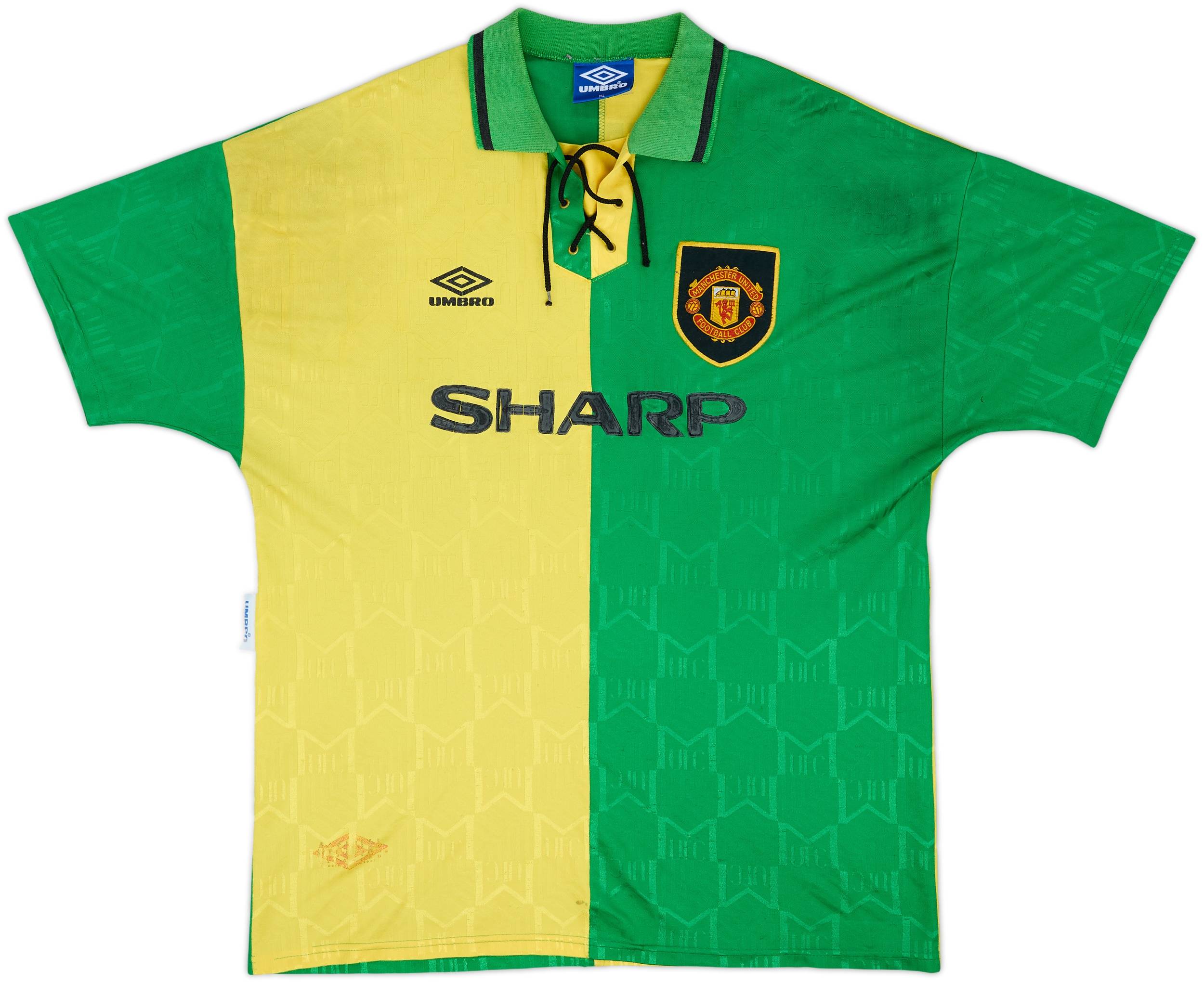 1992-94 Manchester United Third Shirt Cantona #7 - 6/10 - (XL)