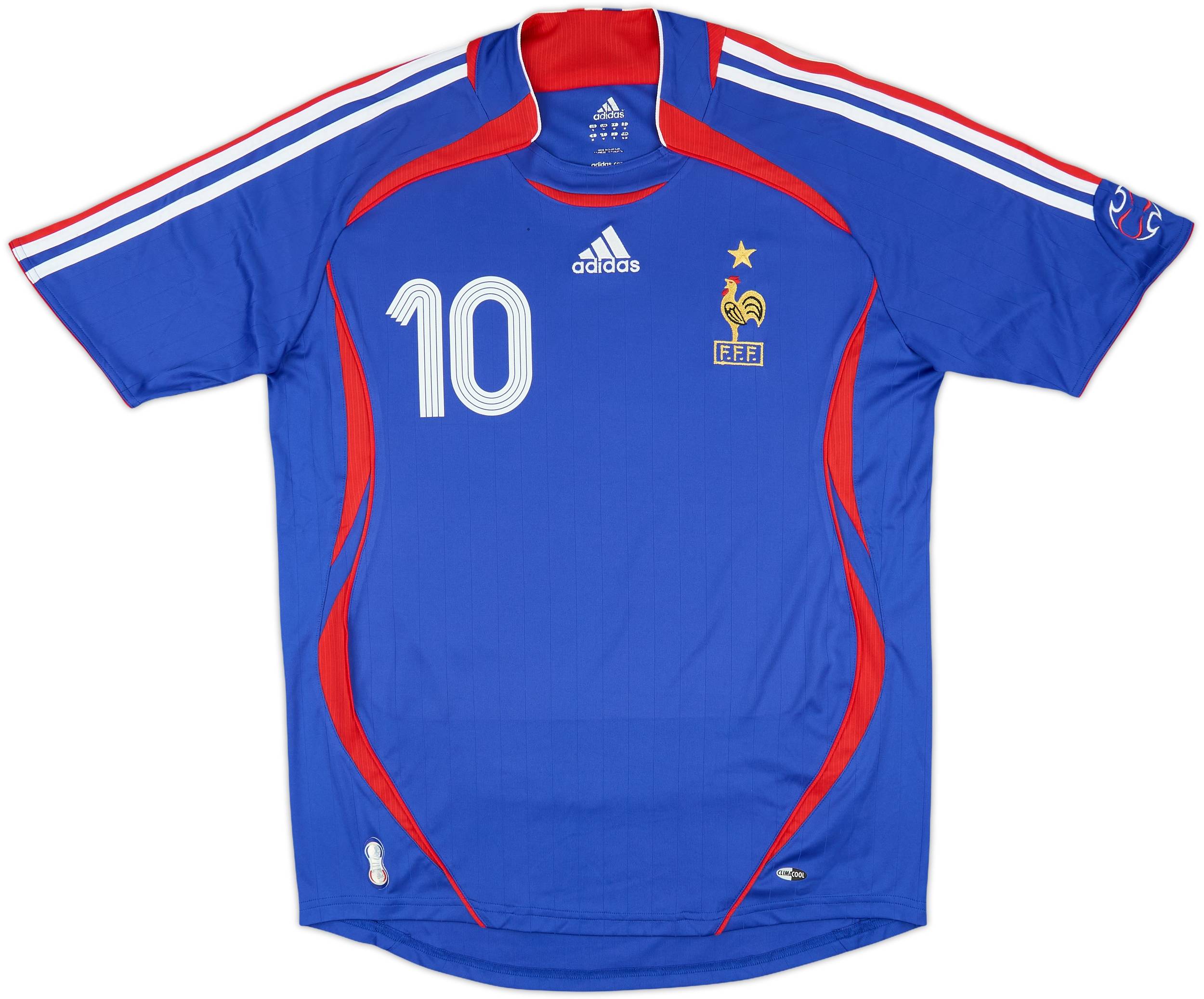 2006 フランス代表 No.10 ZIDANE Zidane #10 France 2006 World Cup Final Retro Soccer Jersey