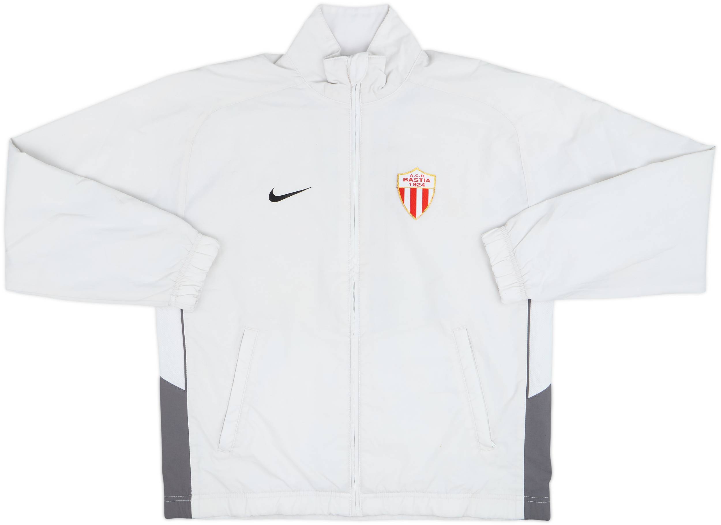 2011-12 AC Bastia Nike Track Jacket - 6/10 - (S)