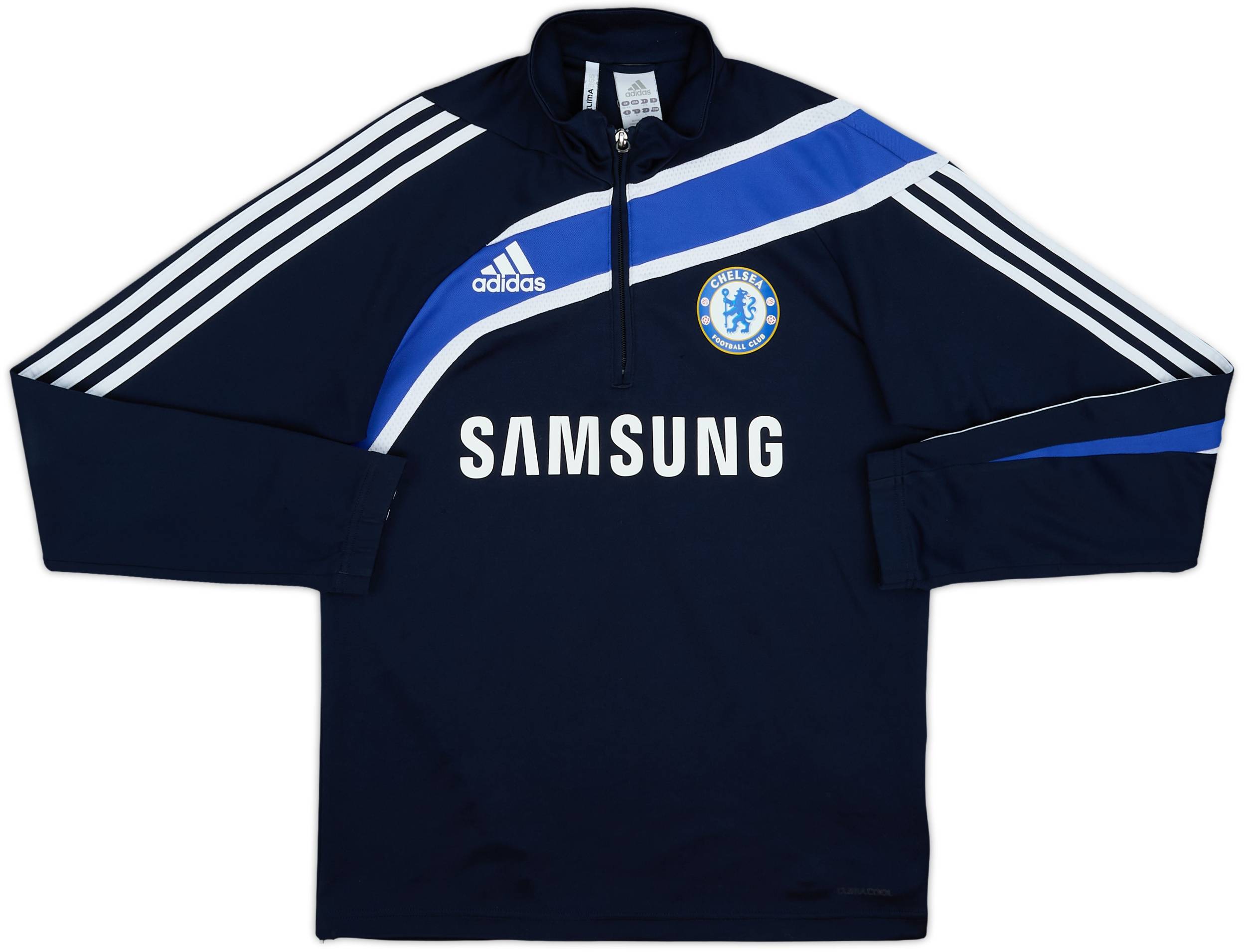 2009-10 Chelsea adidas 1/4 Zip Training Top - 7/10 - (M)