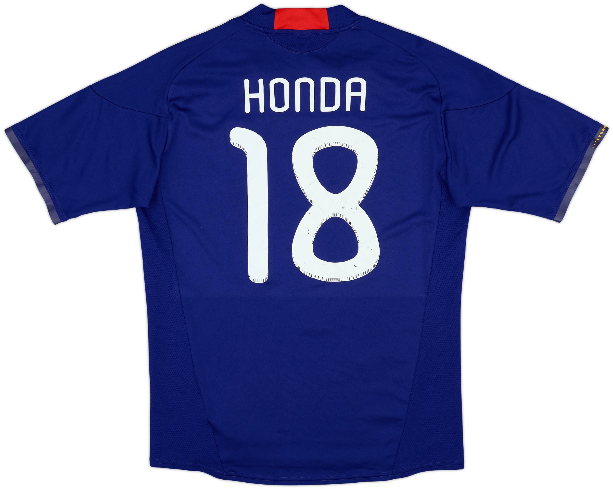 正規品　Japan Home 2010 Shirt Honda #18 2010-12 Japan Home Shirt Honda #18 - 5/10 - (M)