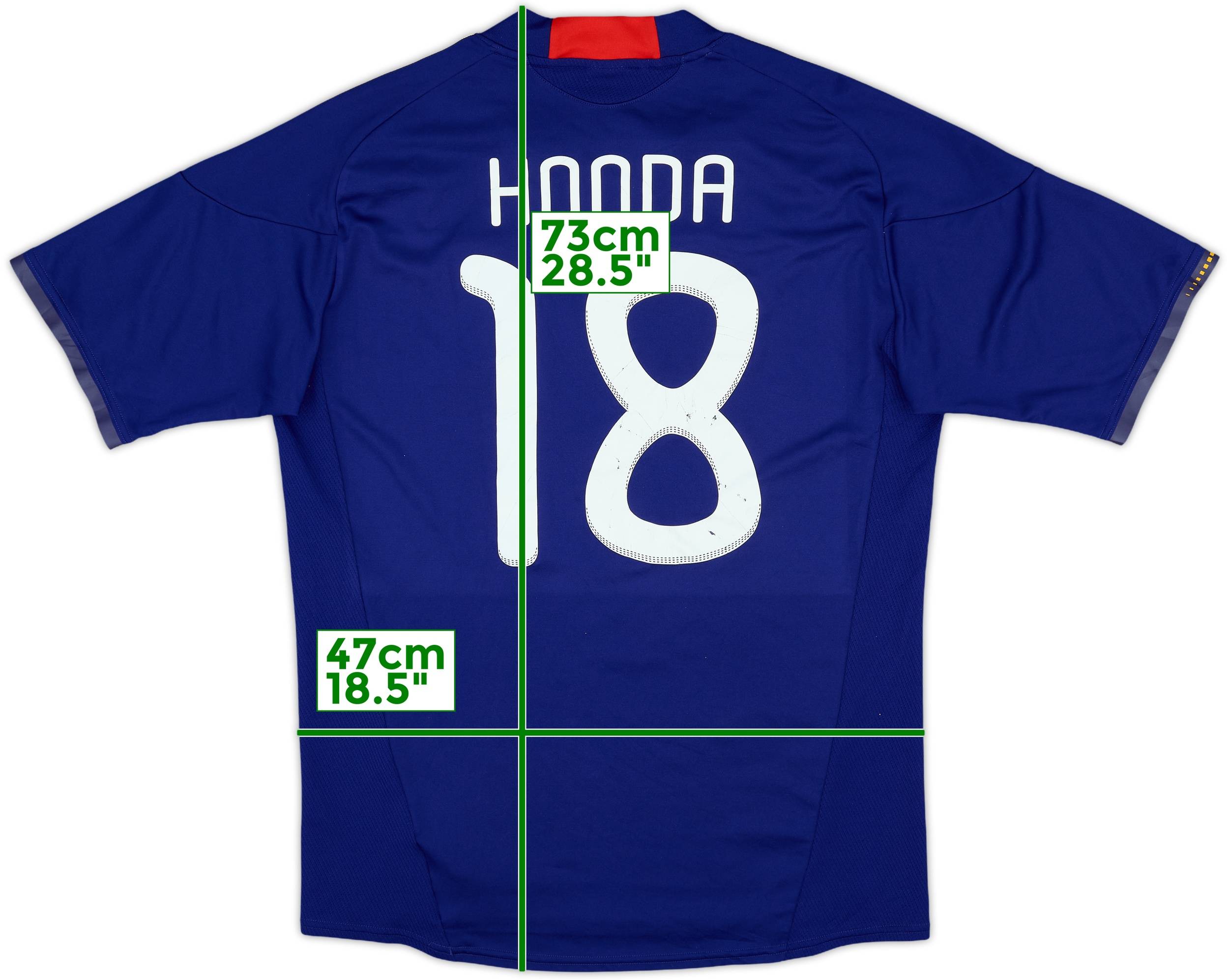 正規品　Japan Home 2010 Shirt Honda #18 2010-12 Japan Home Shirt Honda #18 - 5/10 - (M)