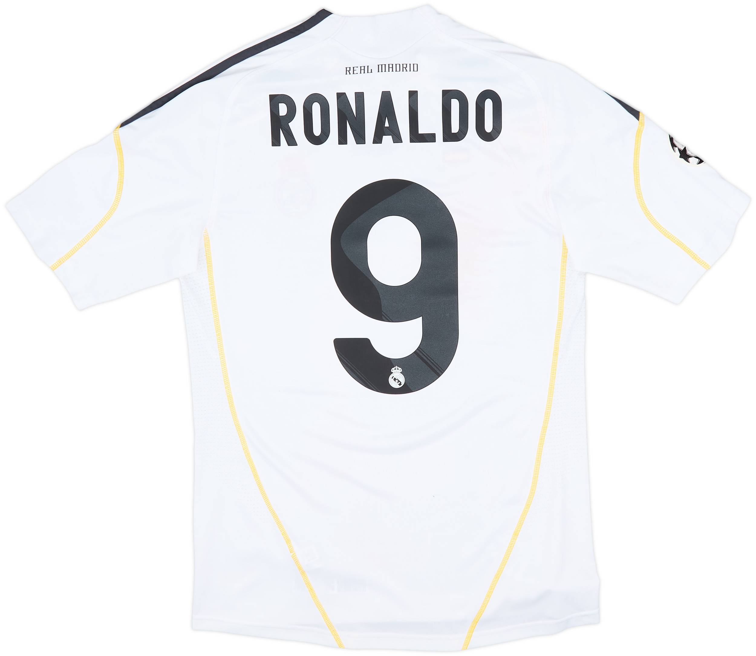 2009-10 Real Madrid Home Shirt Ronaldo #9 - 6/10 - (S)