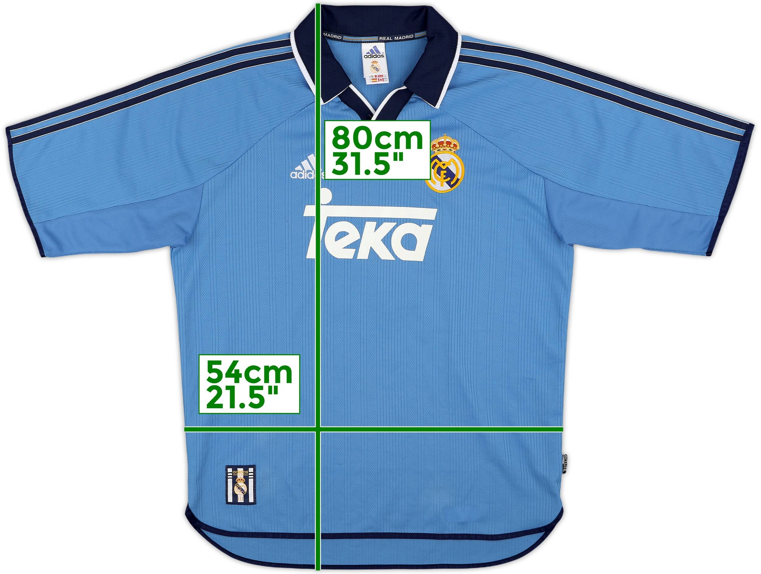 1999-00 Real Madrid Third Shirt Figo #10 - 6/10 - (M)