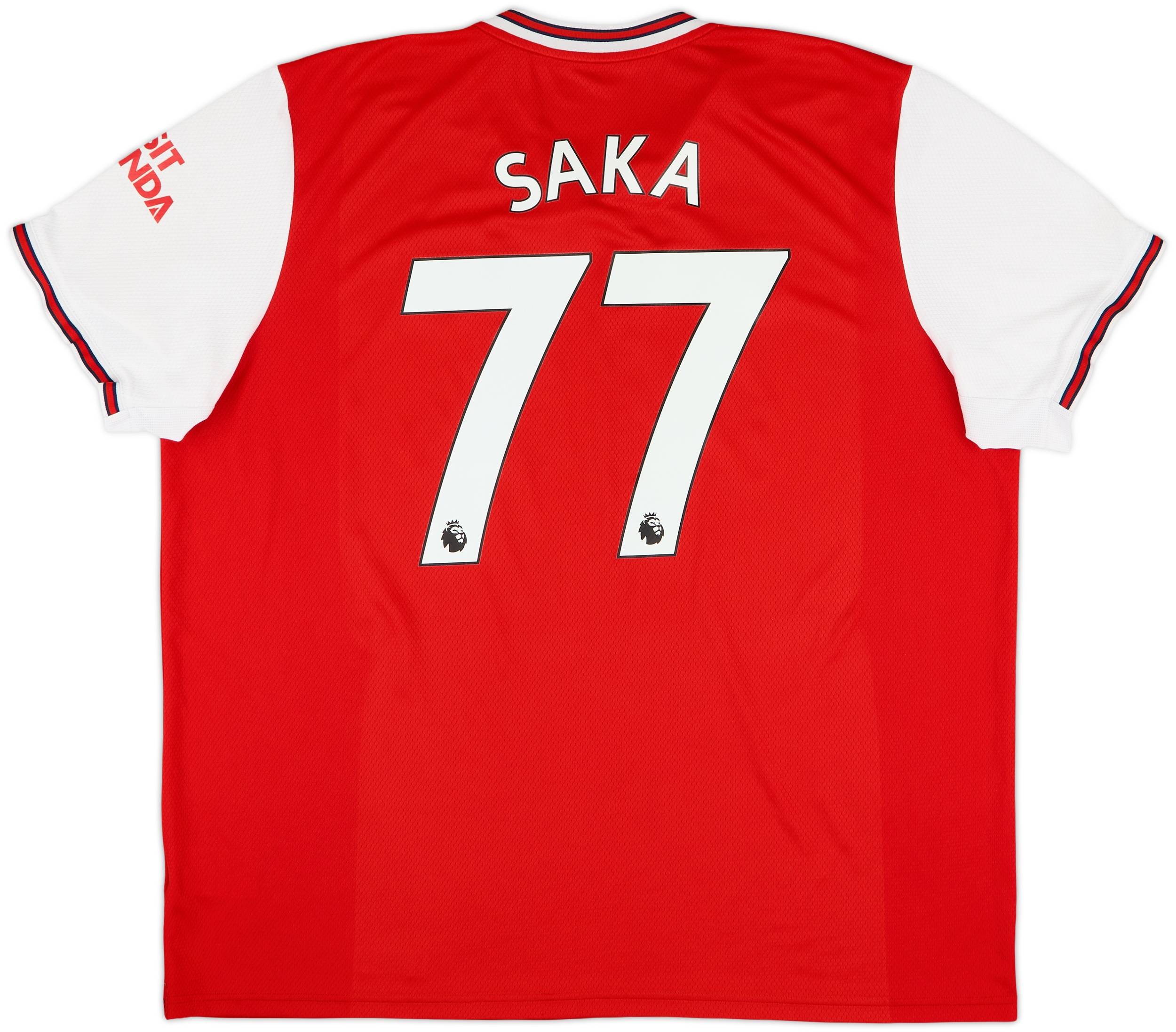 アーセナル19/20 オーセンティック ユニフォーム 77 saka サカ 2019-20 Arsenal Home Shirt Saka #77 - 8/10 - (XXL)