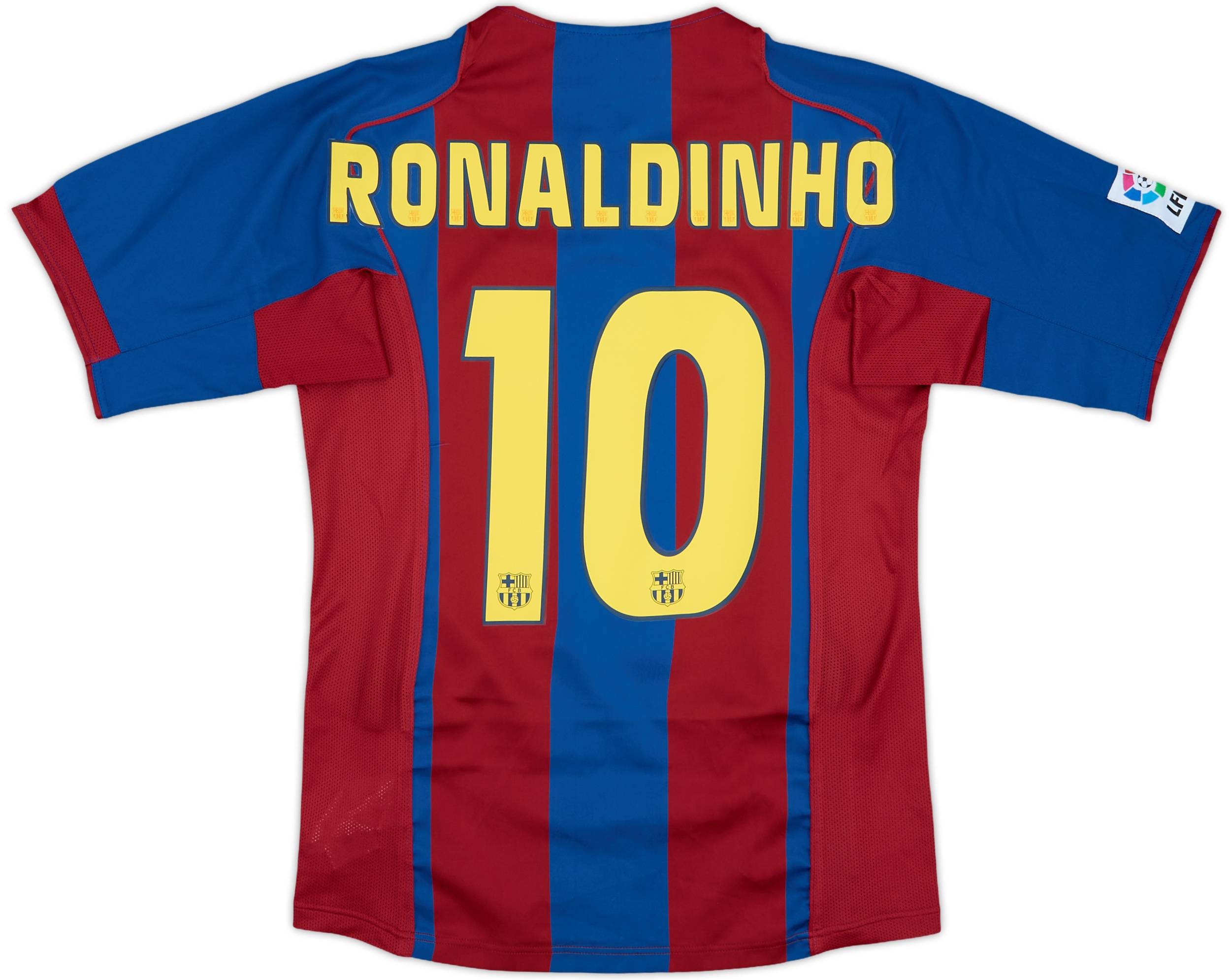 FCバルセロナ RONALDINHO 10 2004-2005ホームユニフォーム FCバルセロナ RONALDINHO 10 2004-2005ホームユニフォーム