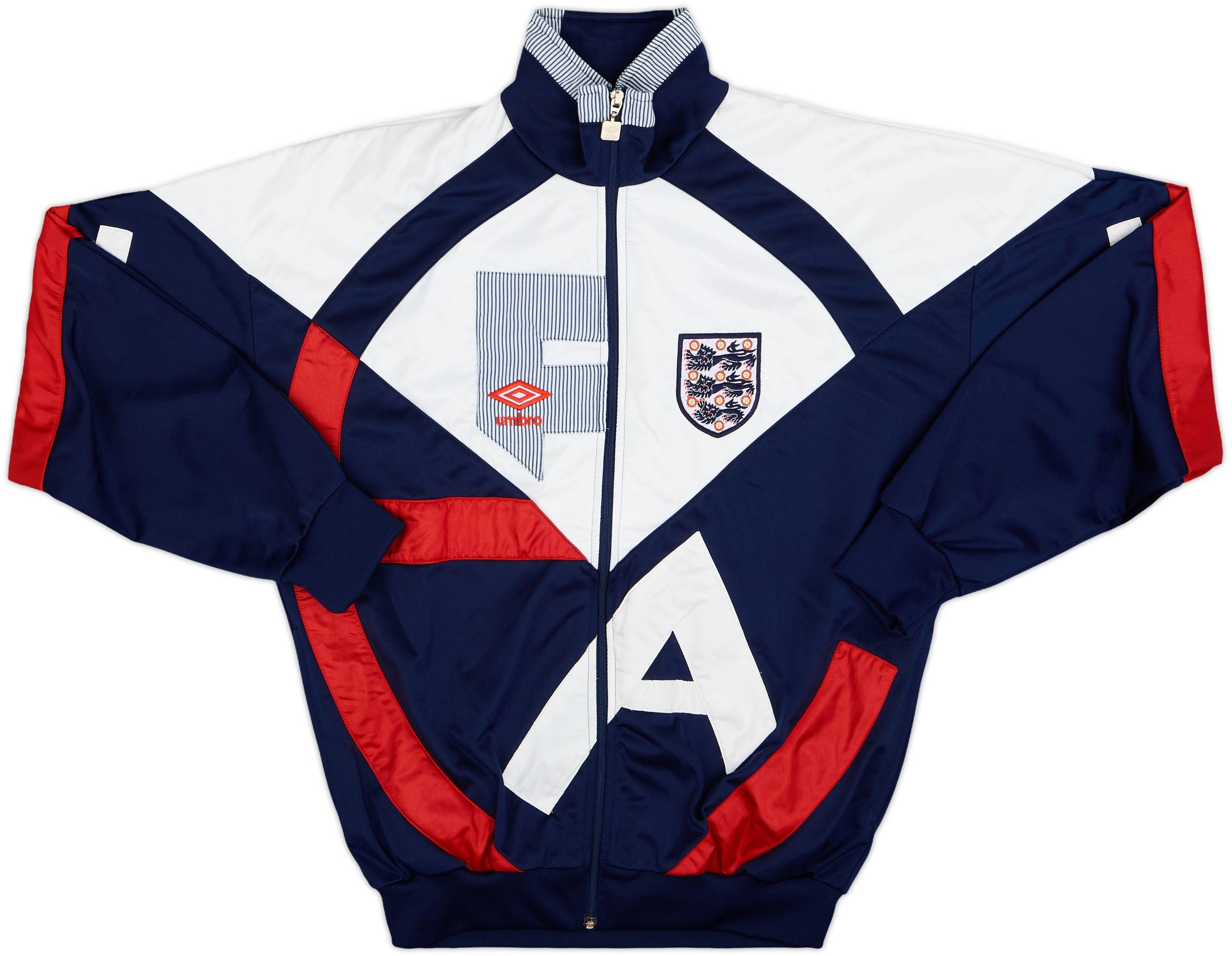 1990-92 England Umbro Track Jacket - 8/10 - (S)