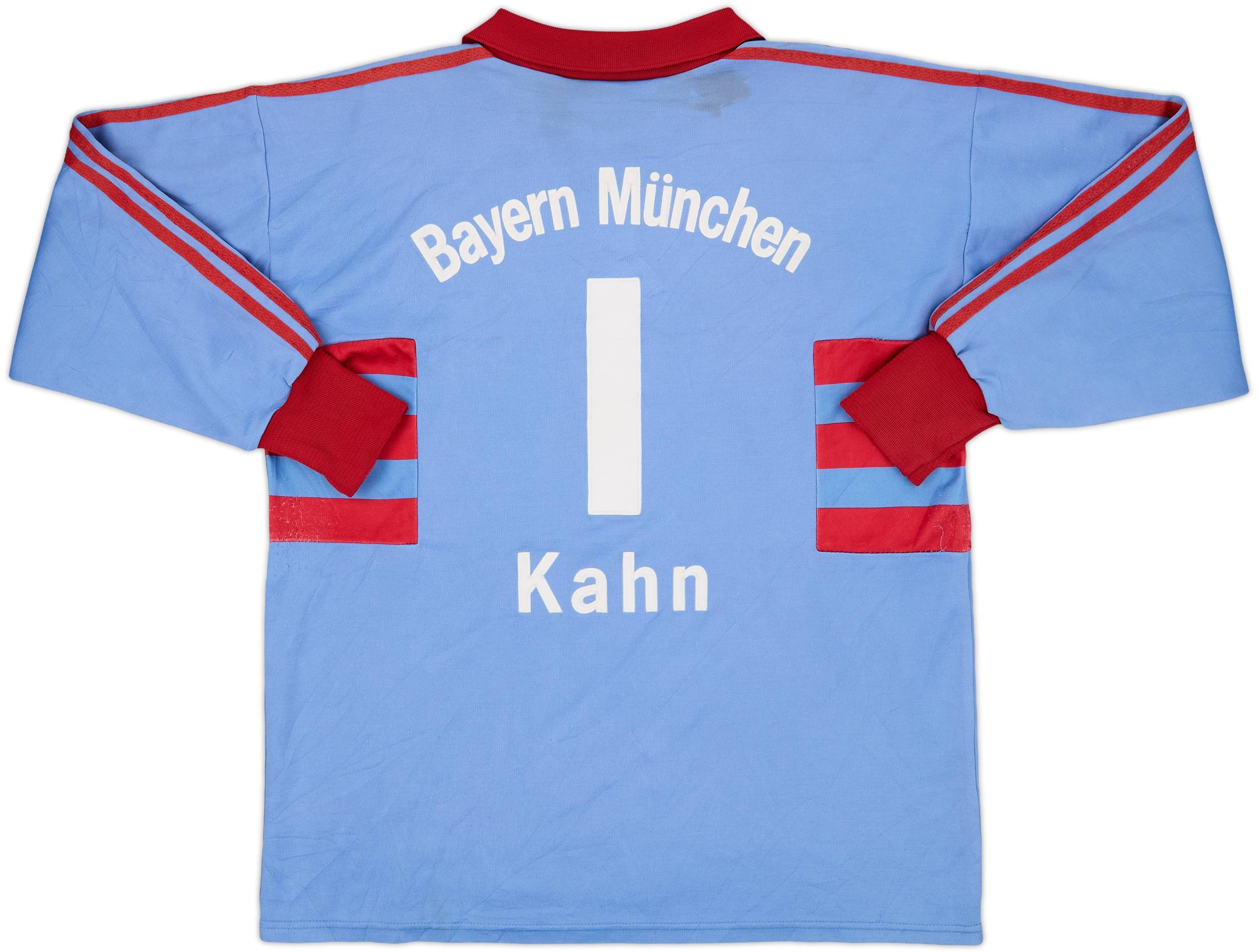 バイエルン 98/00 ユニフォーム Bayern カーン 1998-99 Bayern Munich GK Shirt Kahn #1 - 8/10 - (L)