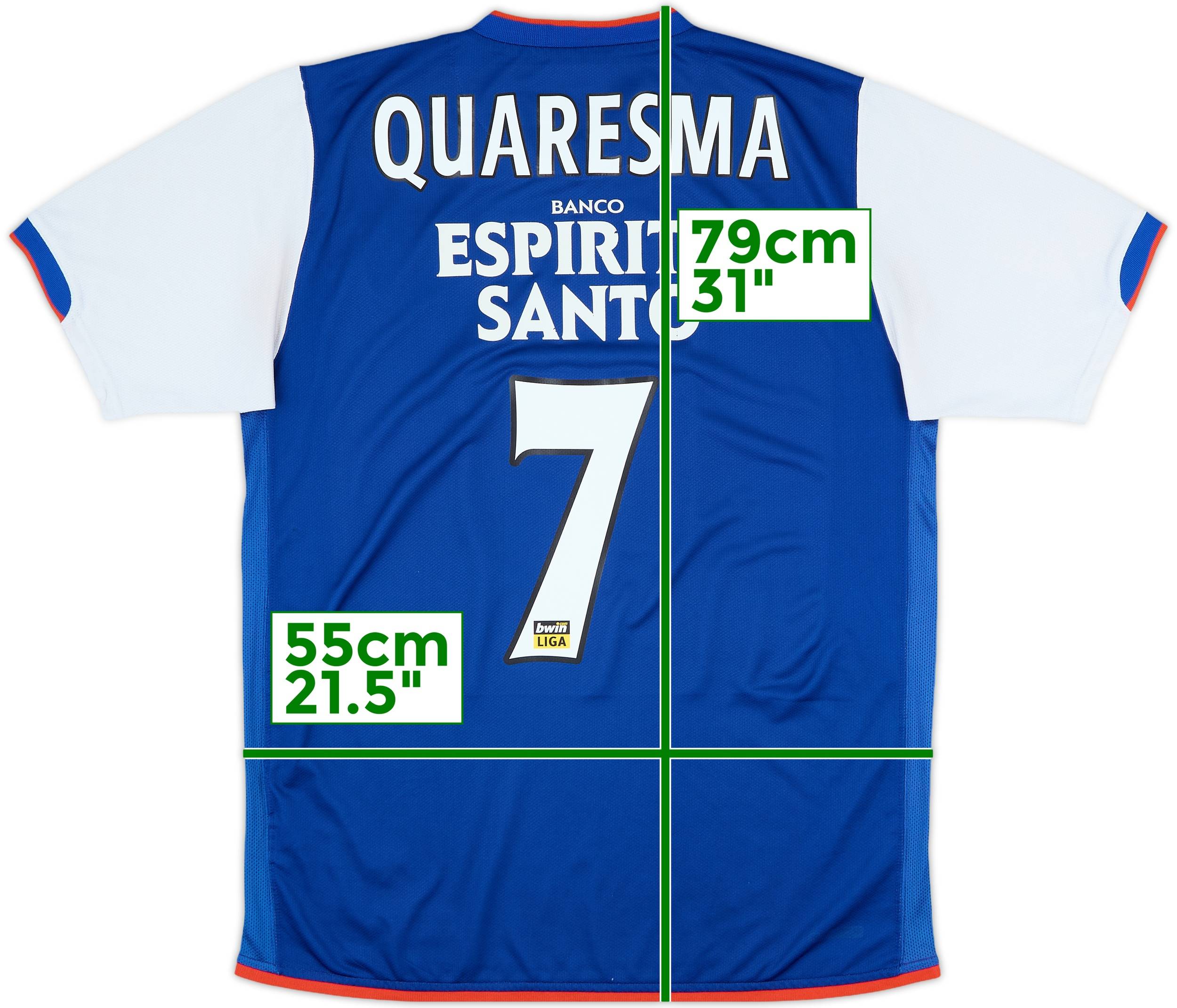 2006-07 Porto Home Shirt Quaresma #7 - 6/10 - (L)