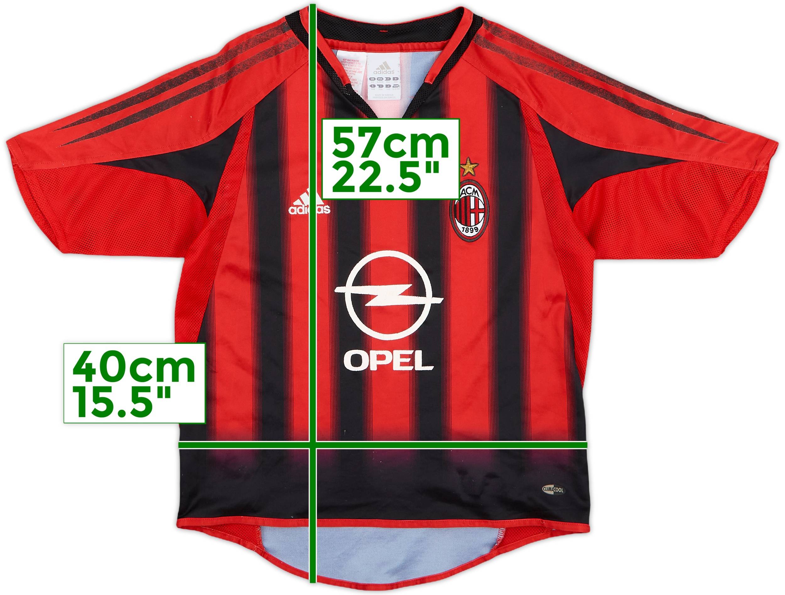 2004-05 AC Milan Home Shirt - 5/10 - (S.Boys)
