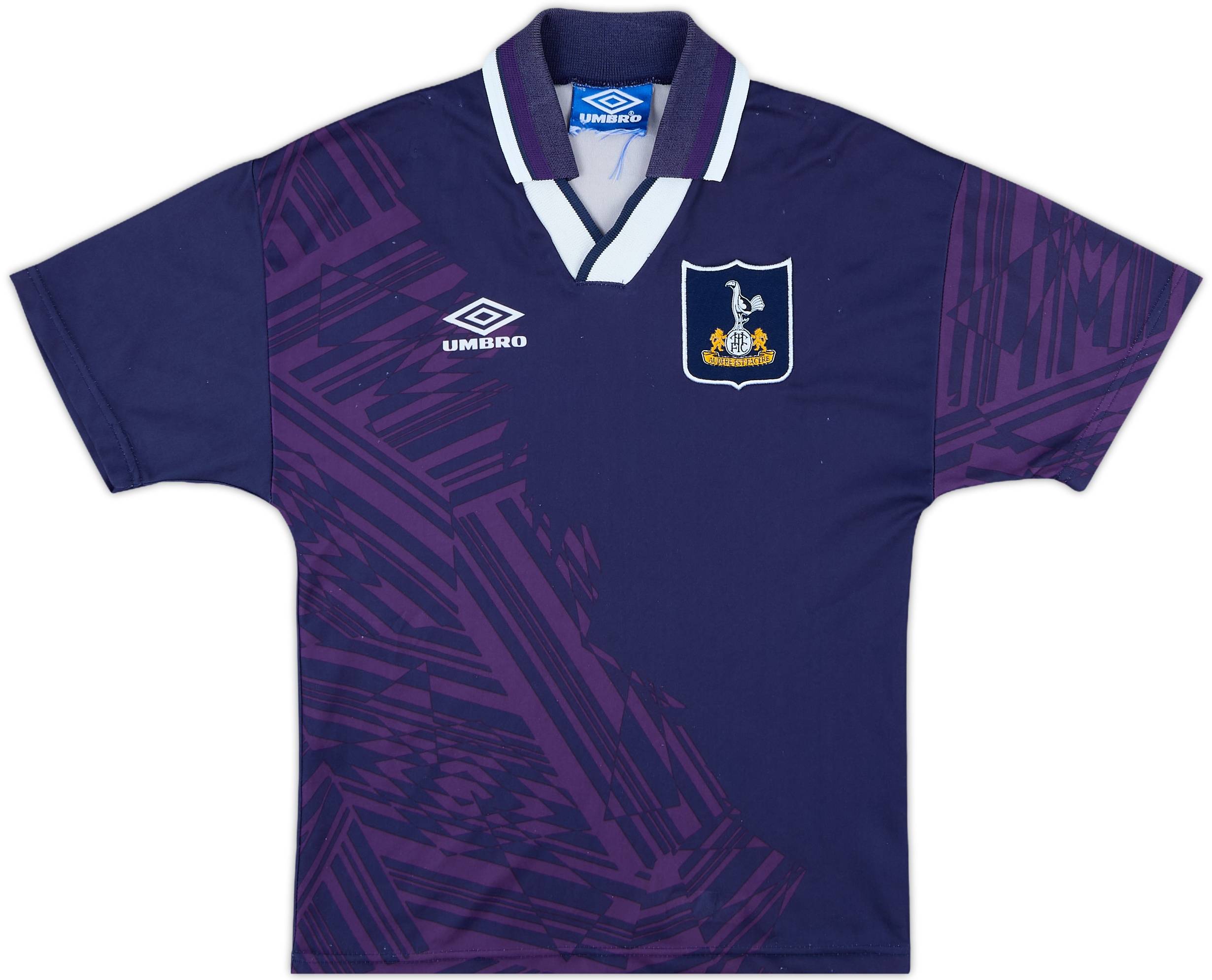 ウェア UMBRO - 94/95 umbro Tottenham away jersey kit 1994-95 Tottenham Away Shirt - 9/10 - (L.Boys)