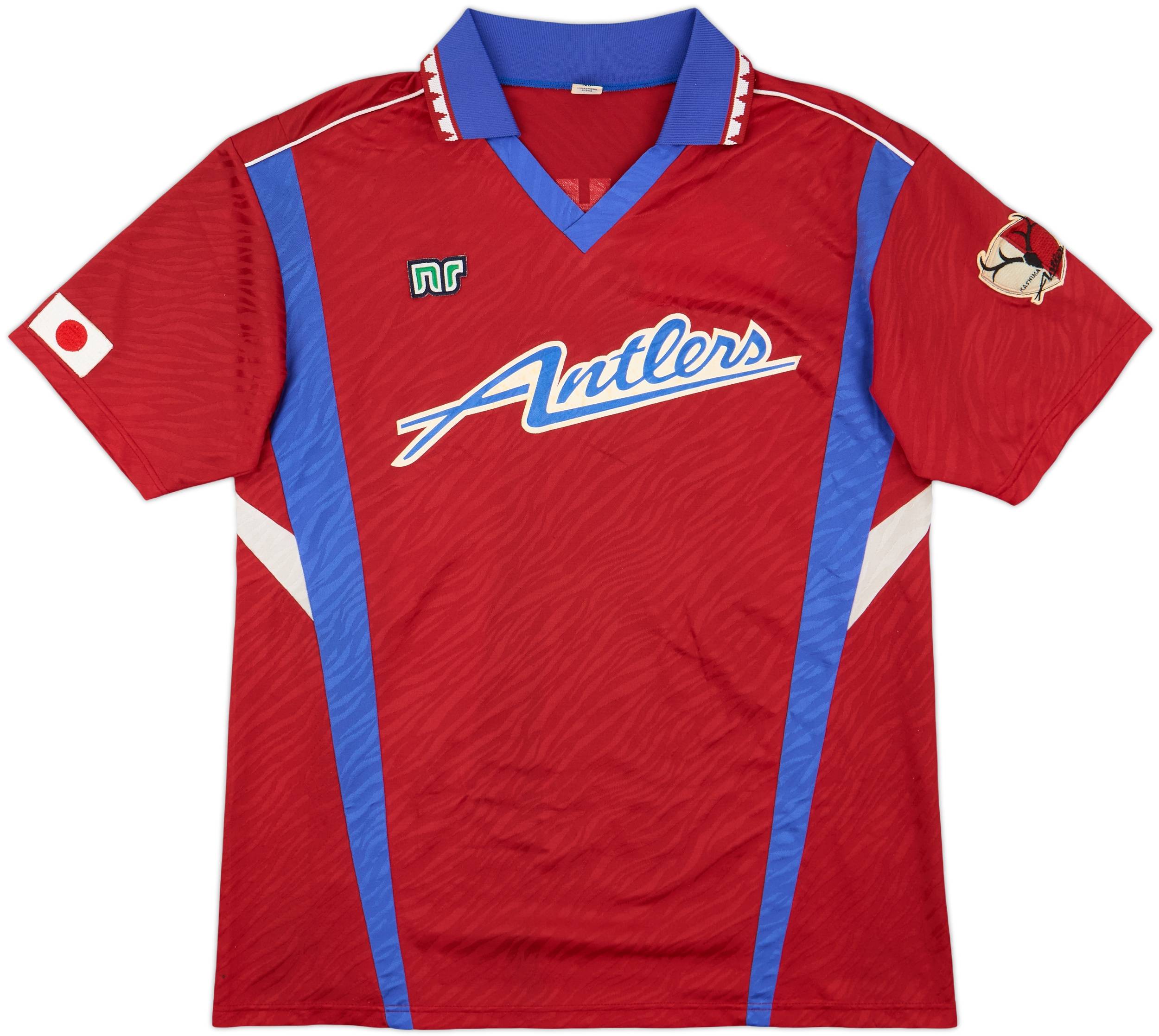ウェア MIZUNO - 90&#39;s Kashima Antlers Home Jersey 1993-94 Kashima Antlers Home Jersey J-league Soccer Mizuno