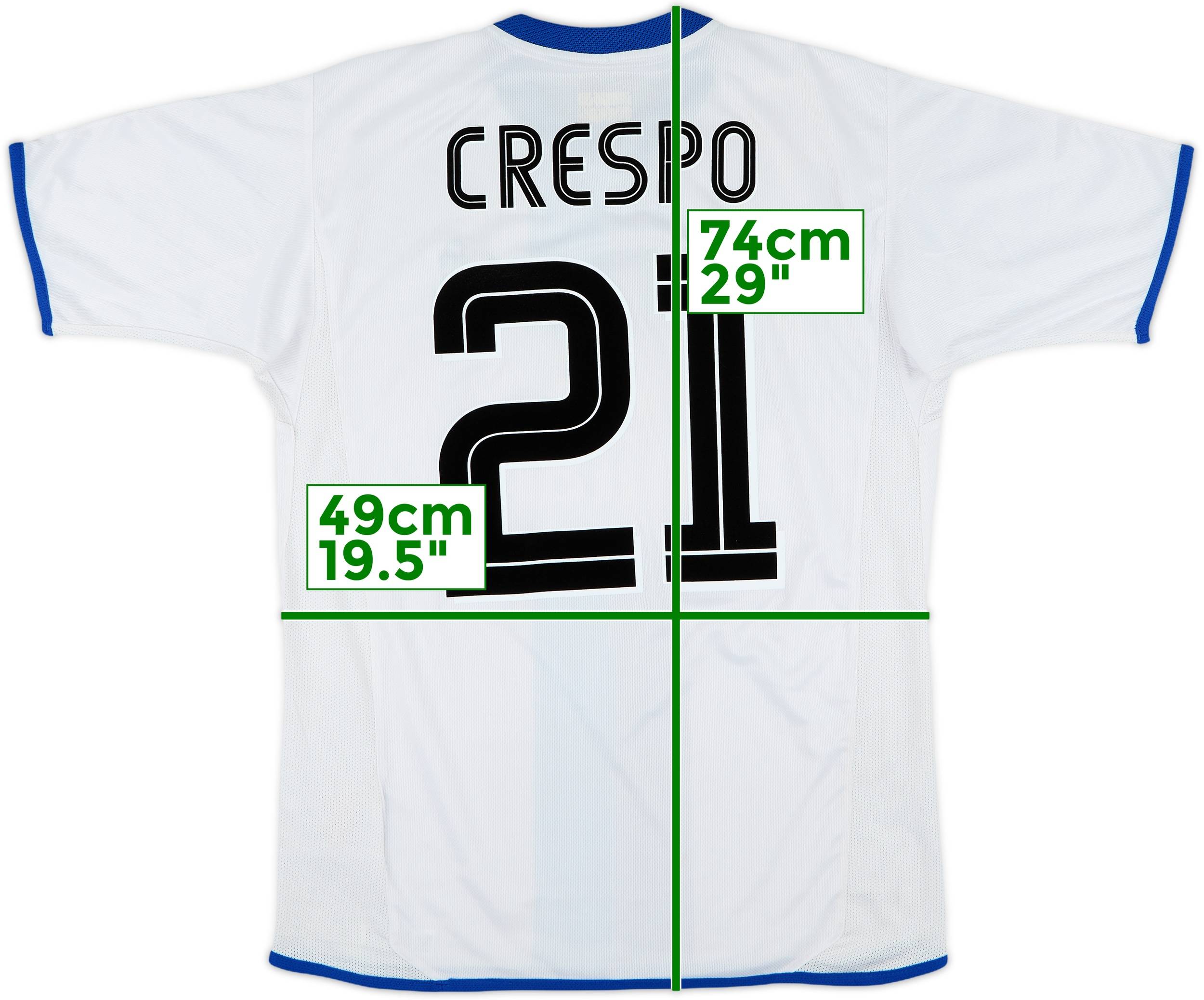 2003-05 Chelsea Away Shirt Crespo #21 - 6/10 - (S)