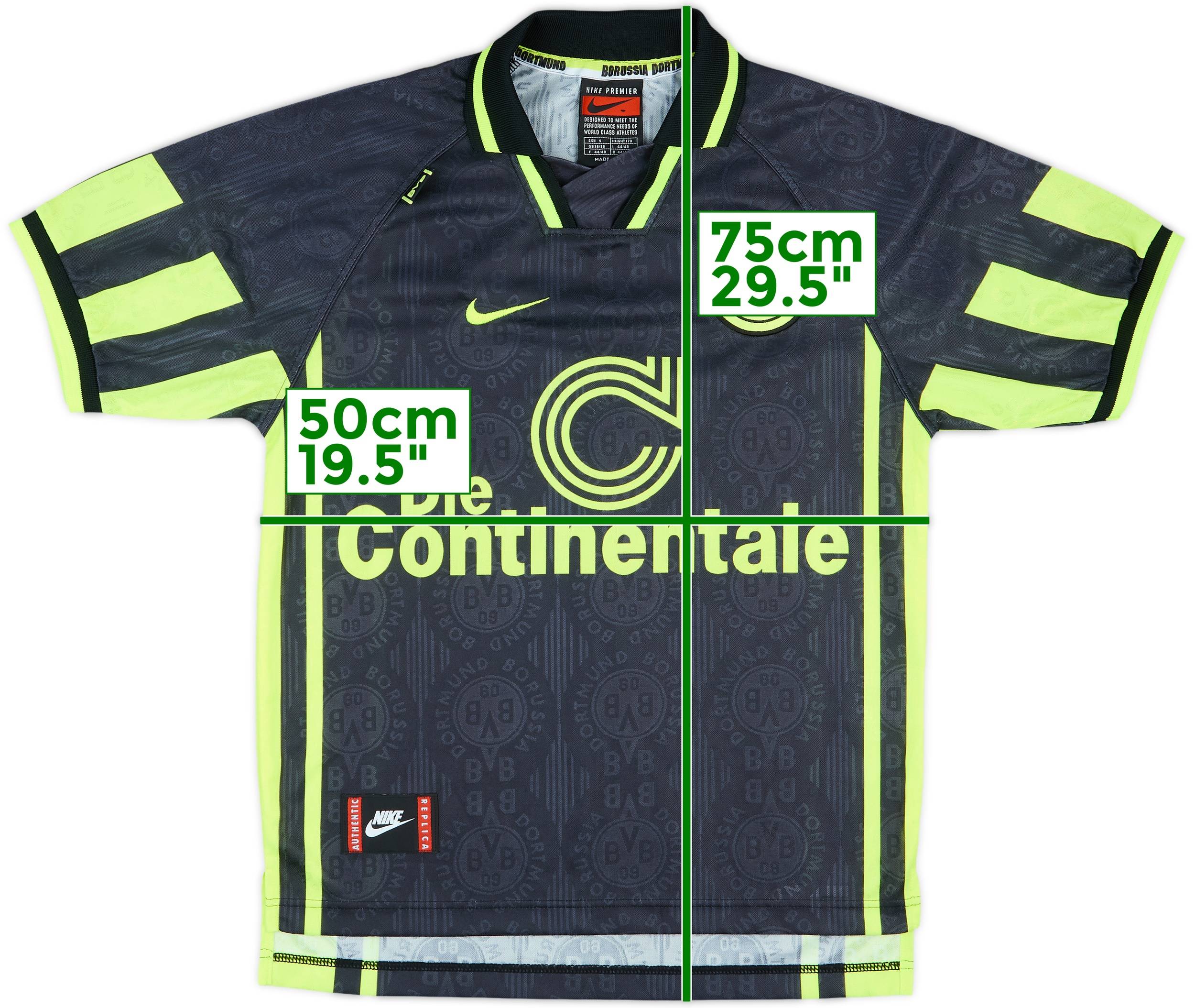 Borussia Dortmund away 1996-97 L ドルトムント Borussia Dortmund 1996-97 Champions League Away Kit
