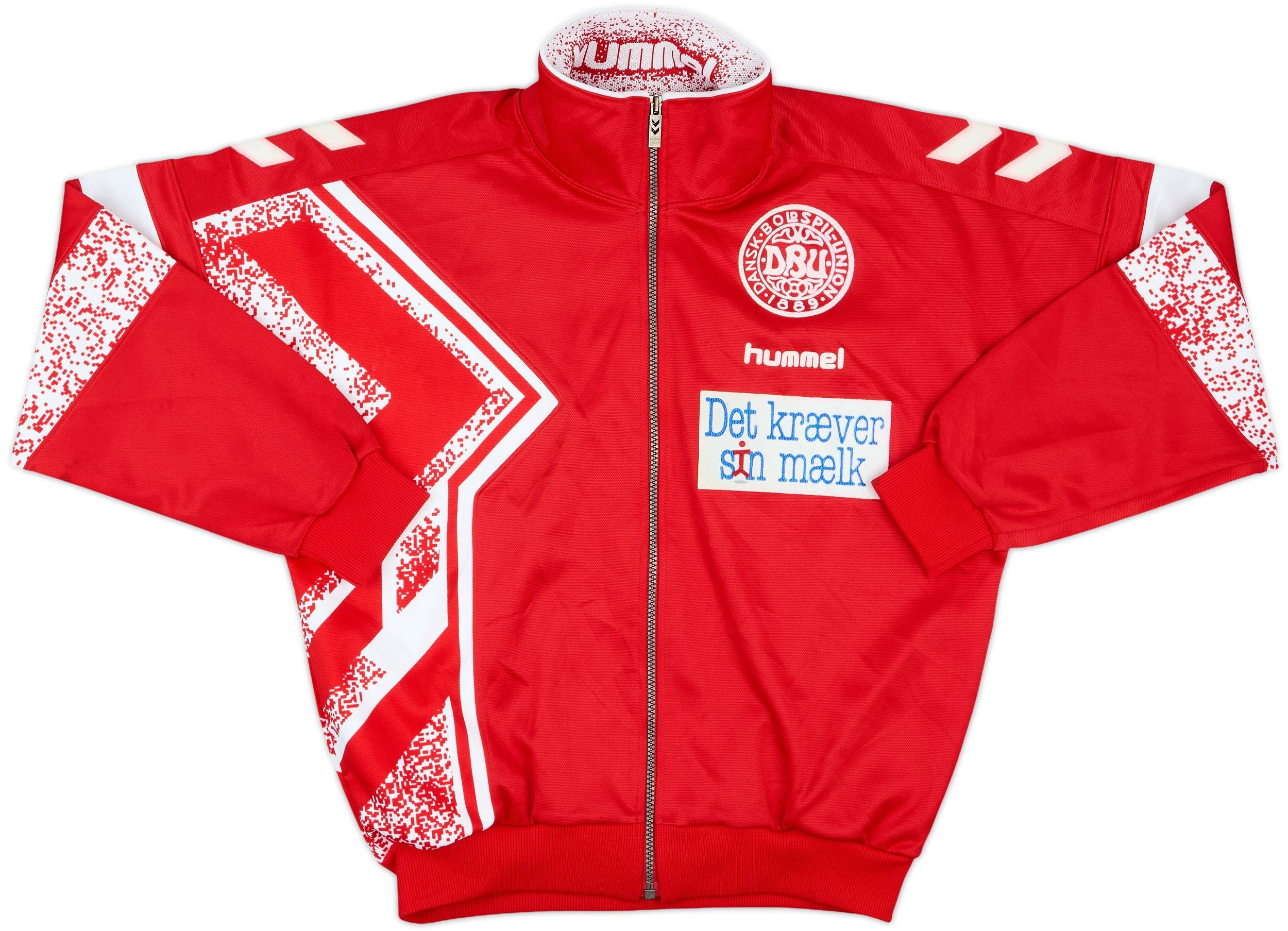 1995-96 Denmark Hummel Track Jacket - 9/10 - (L)