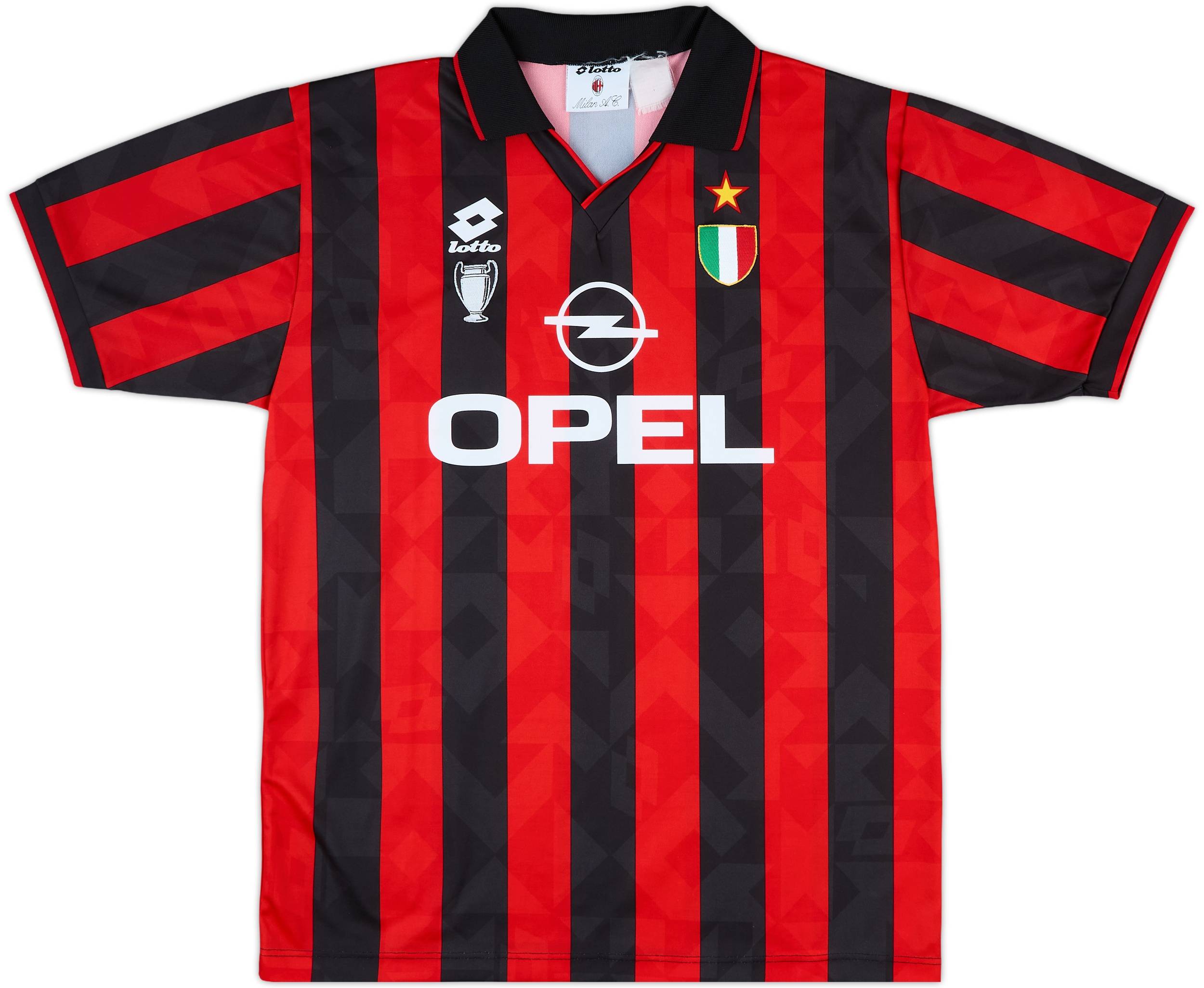 1994-95 AC Milan Home Shirt - 9/10 - (L)
