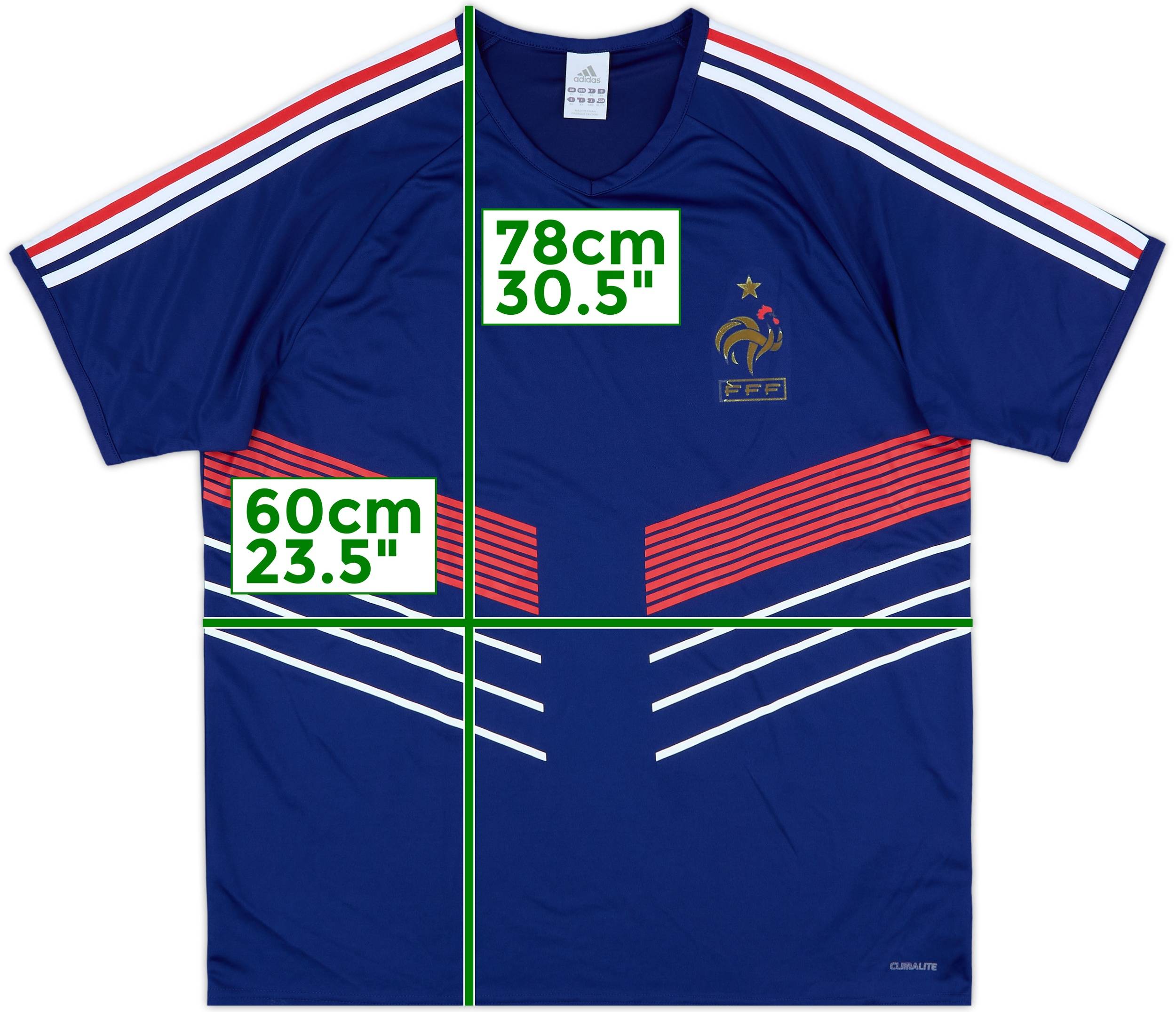 2009-10 France Basic Home Shirt - 5/10 - (XL)