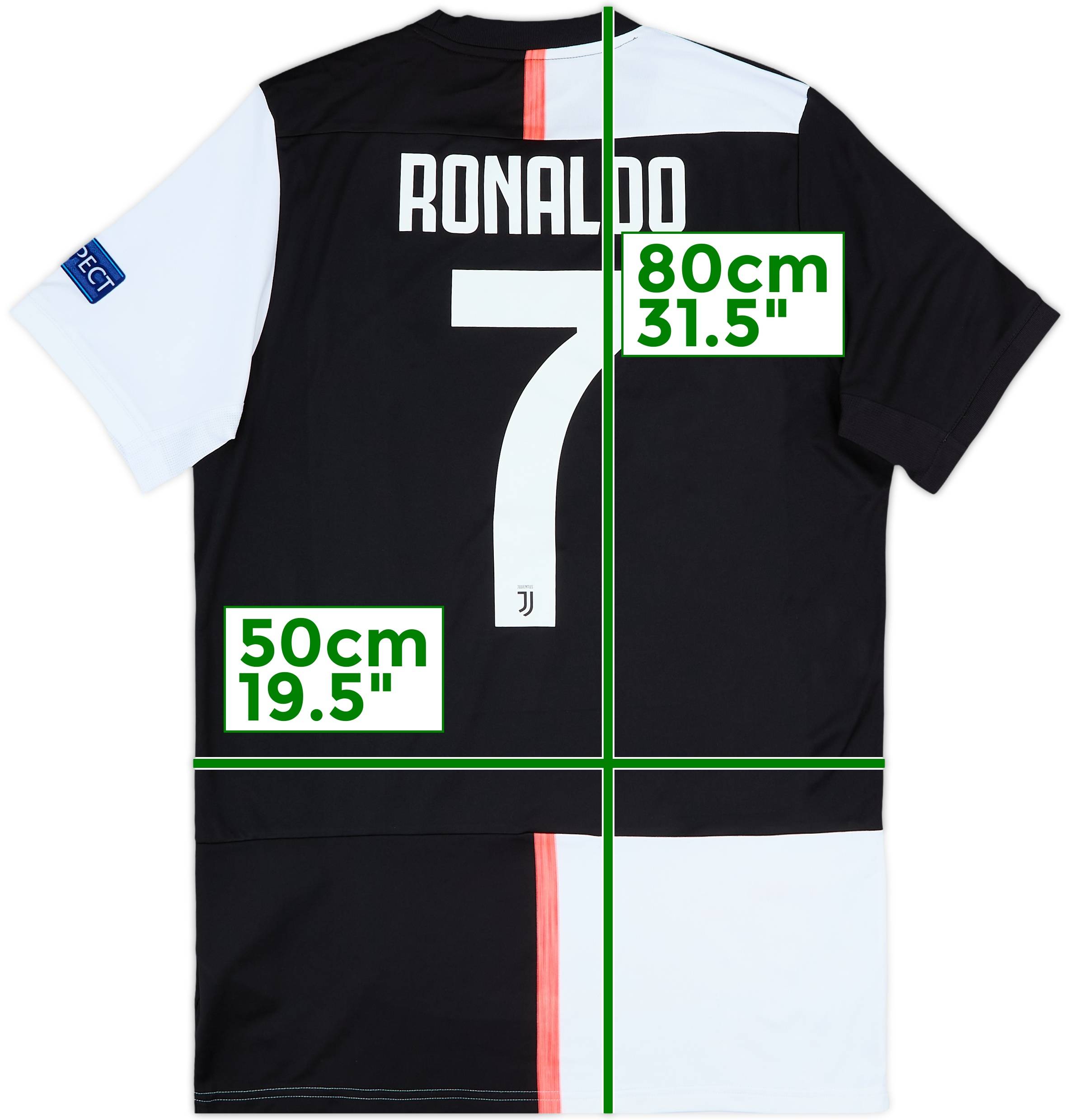 Juventus RONALDO 7 シャツ Sサイズ Ronaldo #7 Juventus Jersey 2018-2019 Home Retro Long Sleeve