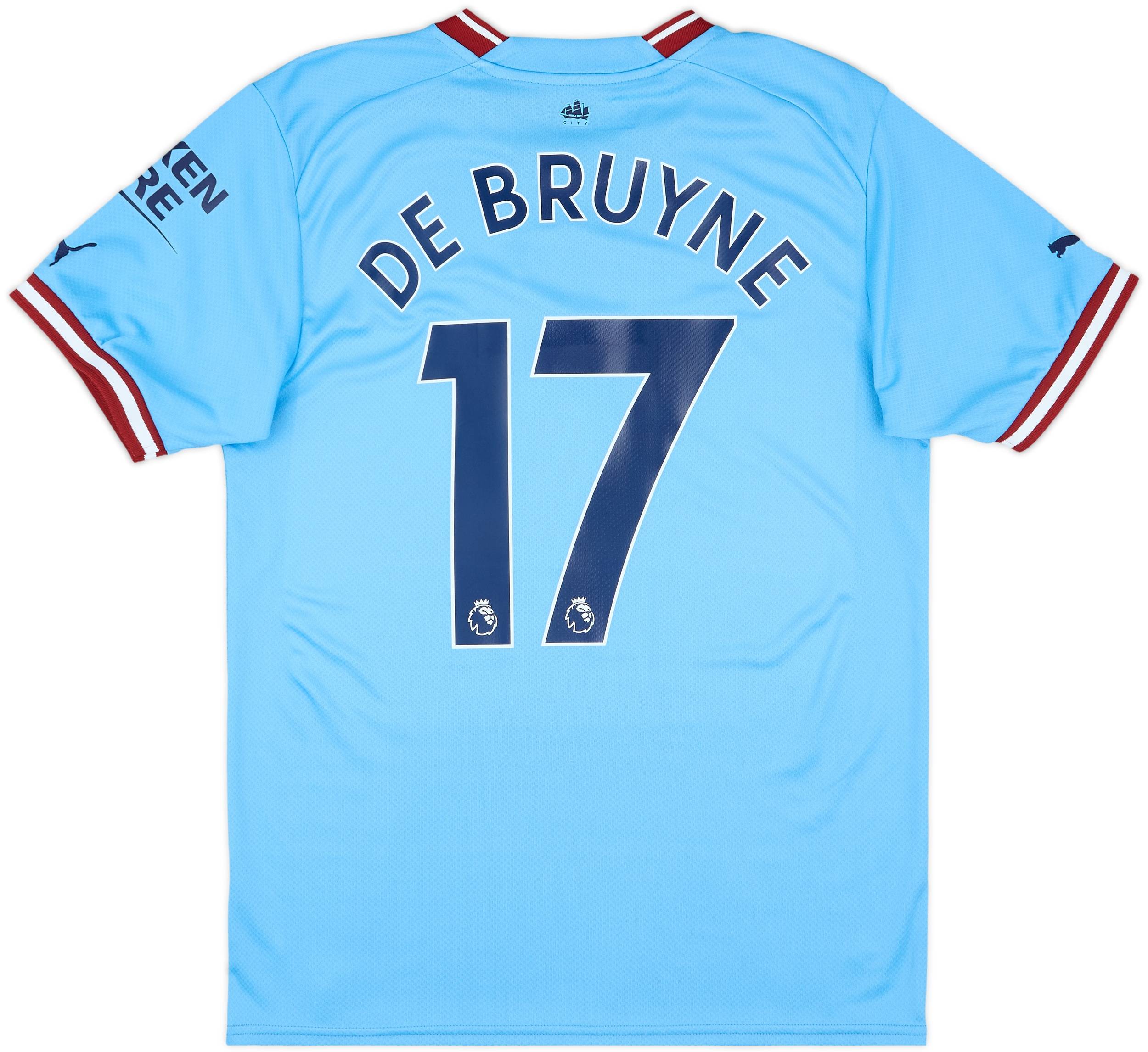 マンチェスター・シティ DE BRUYNE 17番 ホームシャツ マンチェスター・シティ DE BRUYNE 17番 ホームシャツ - メルカリ