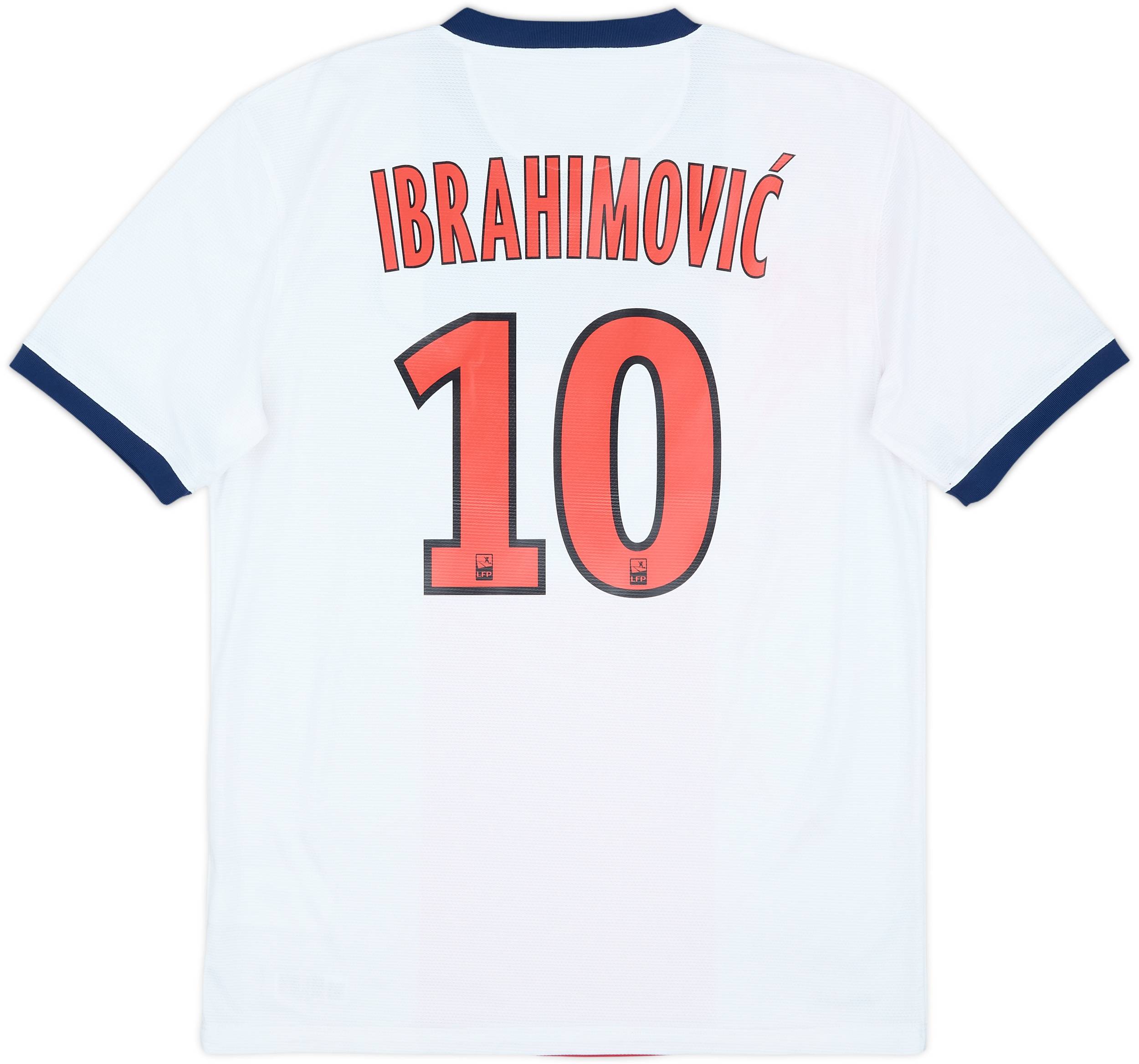 「激レア」　PSG Ibrahimović 10番シャツ 激レア」 PSG Ibrahimović 10番シャツ Zlatan Ibrahimovic Back