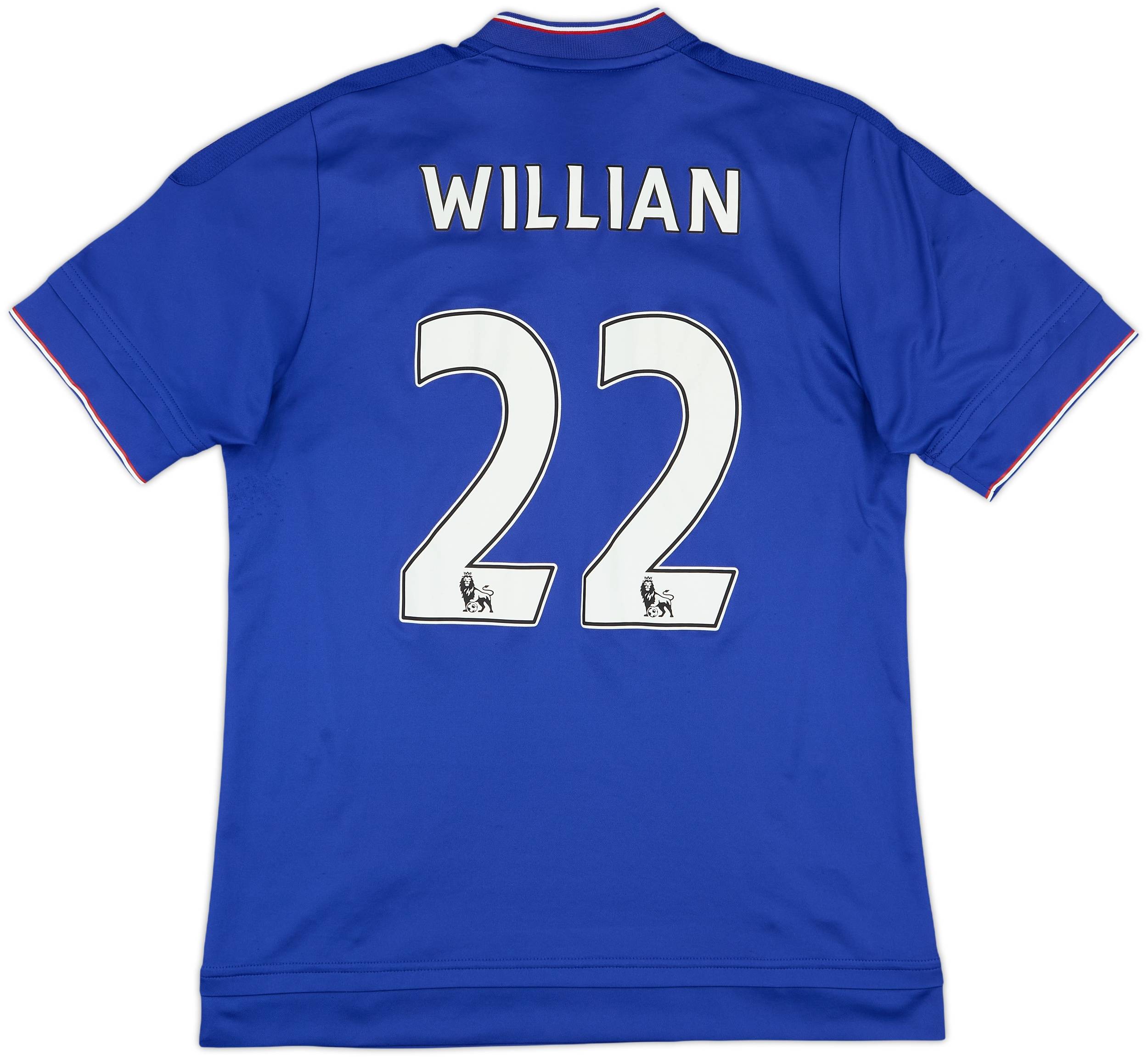 2015-16 Chelsea Home Shirt Willian #22 - 7/10 - (M)