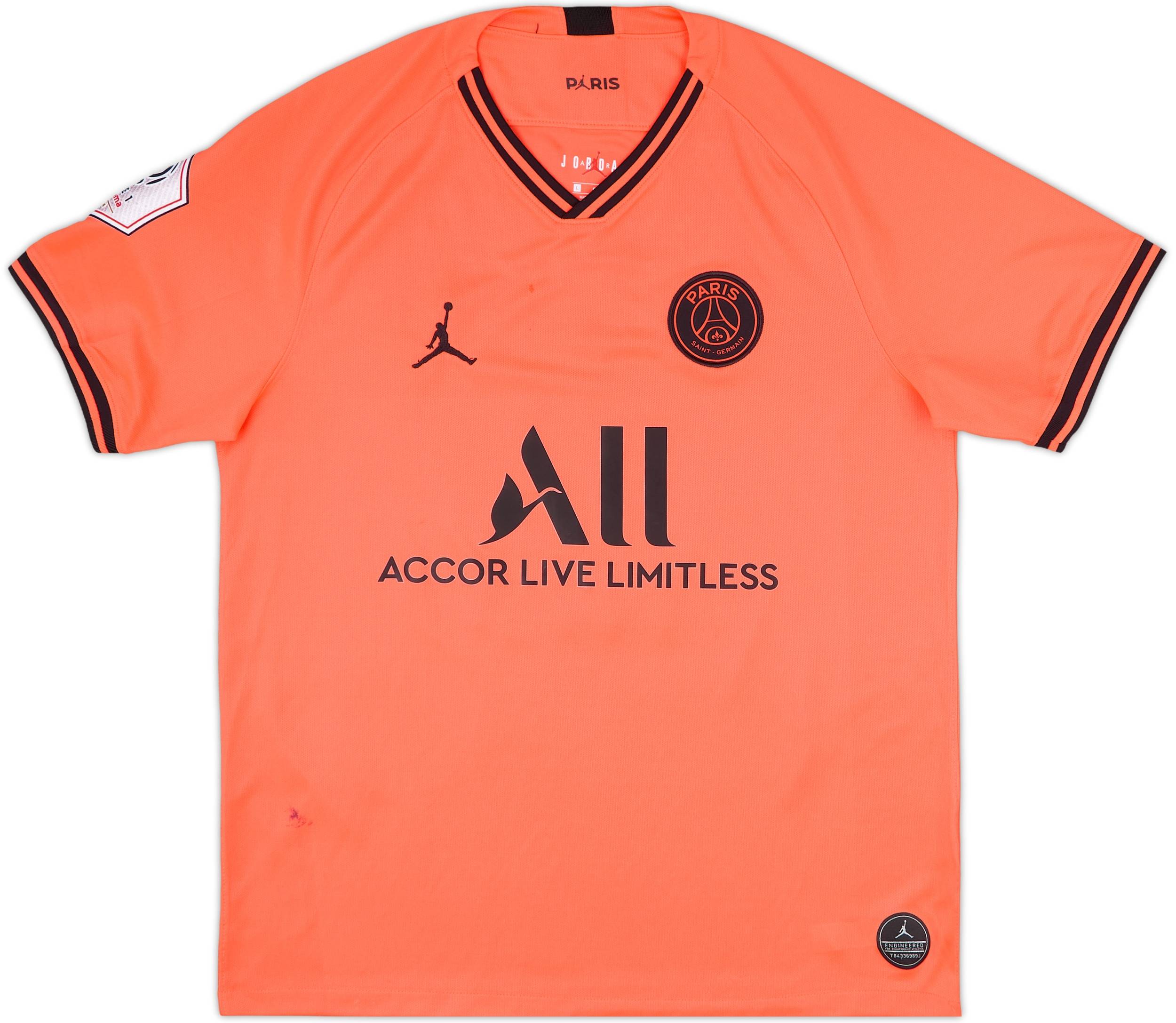 2019-20 Paris Saint-Germain Away Shirt Verratti #6 - 6/10 - (L)