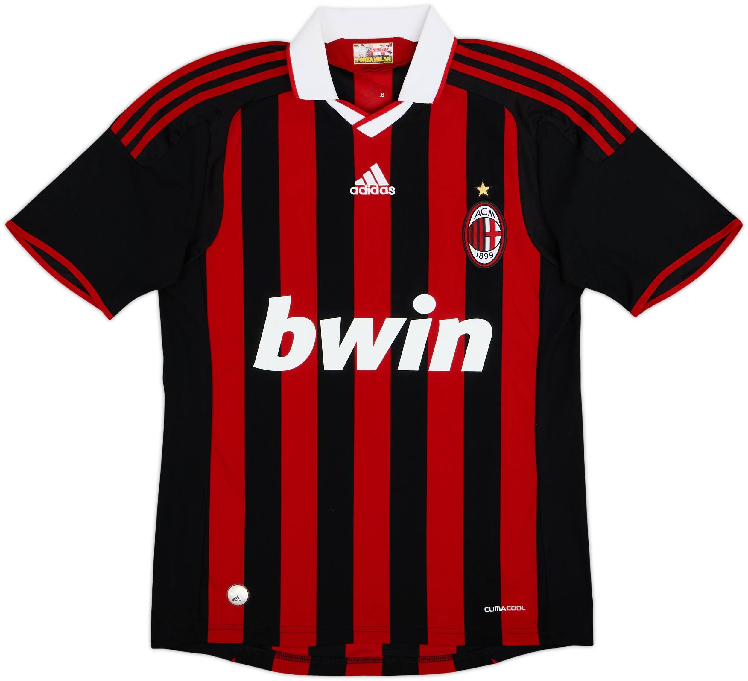 ACミラン PATO 7番 2010-11 AC Milan Home Shirt Pato #7 - 8/10 - (S)