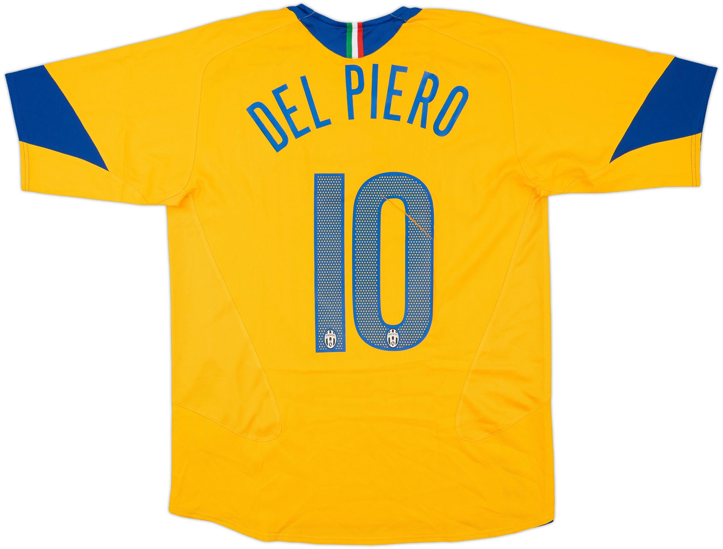 2005-06 Juventus Third Shirt Del Piero #10 - 6/10 - (M)