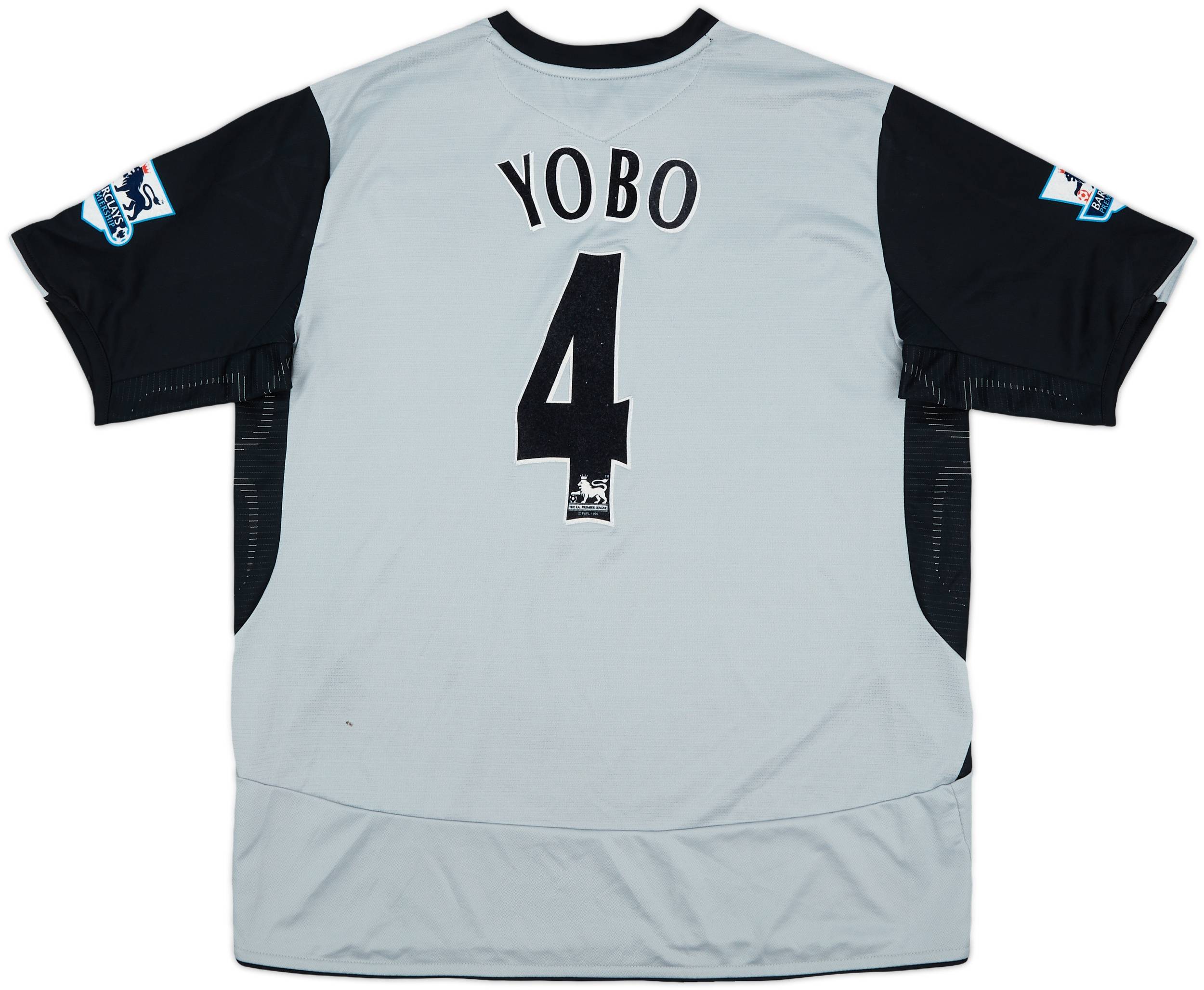 2005-06 Everton Away Shirt Yobo #4 - 7/10 - (XL)