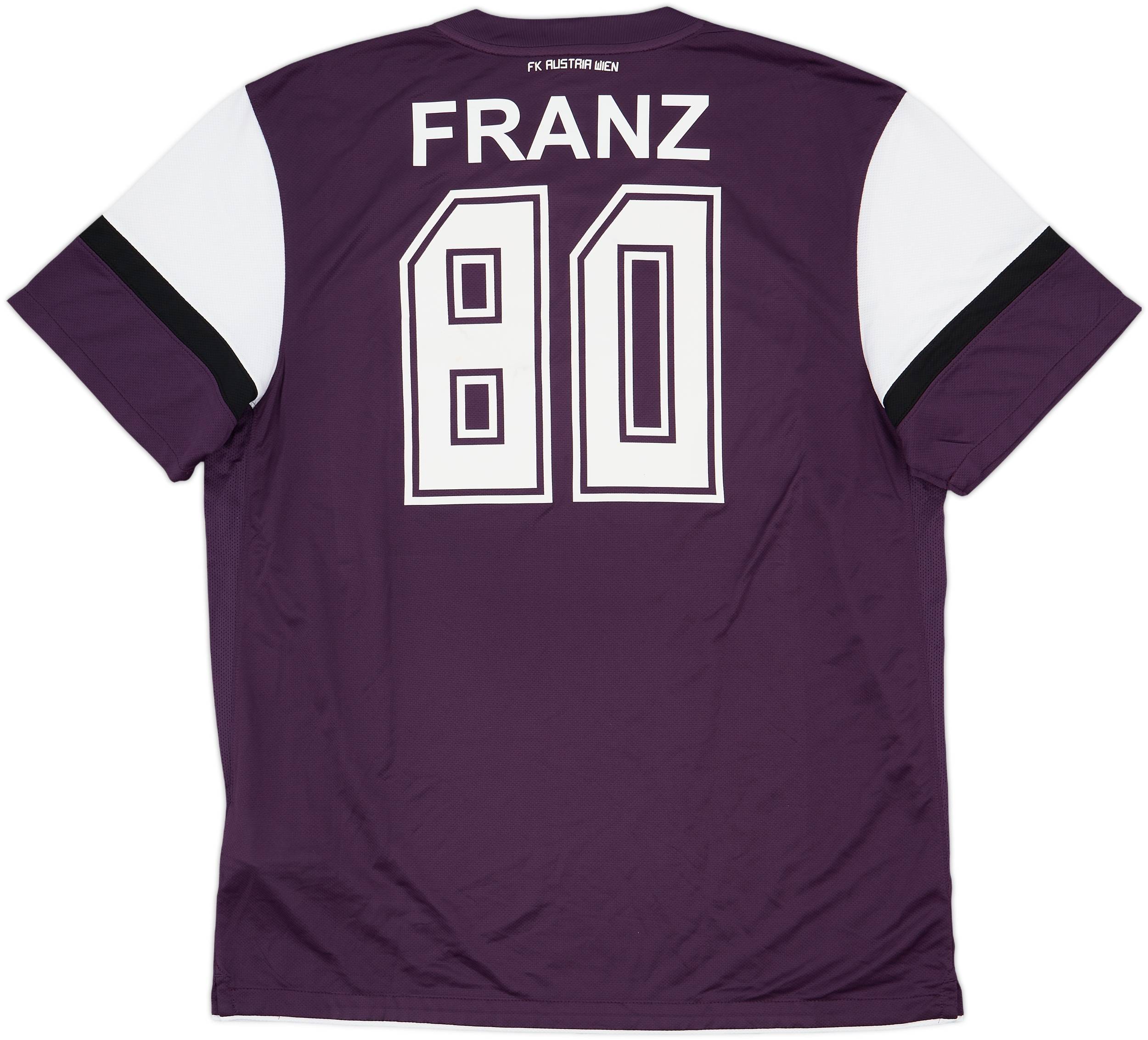 2010-12 Austria Vienna Home Shirt Franz #80 - 8/10 - (XL)