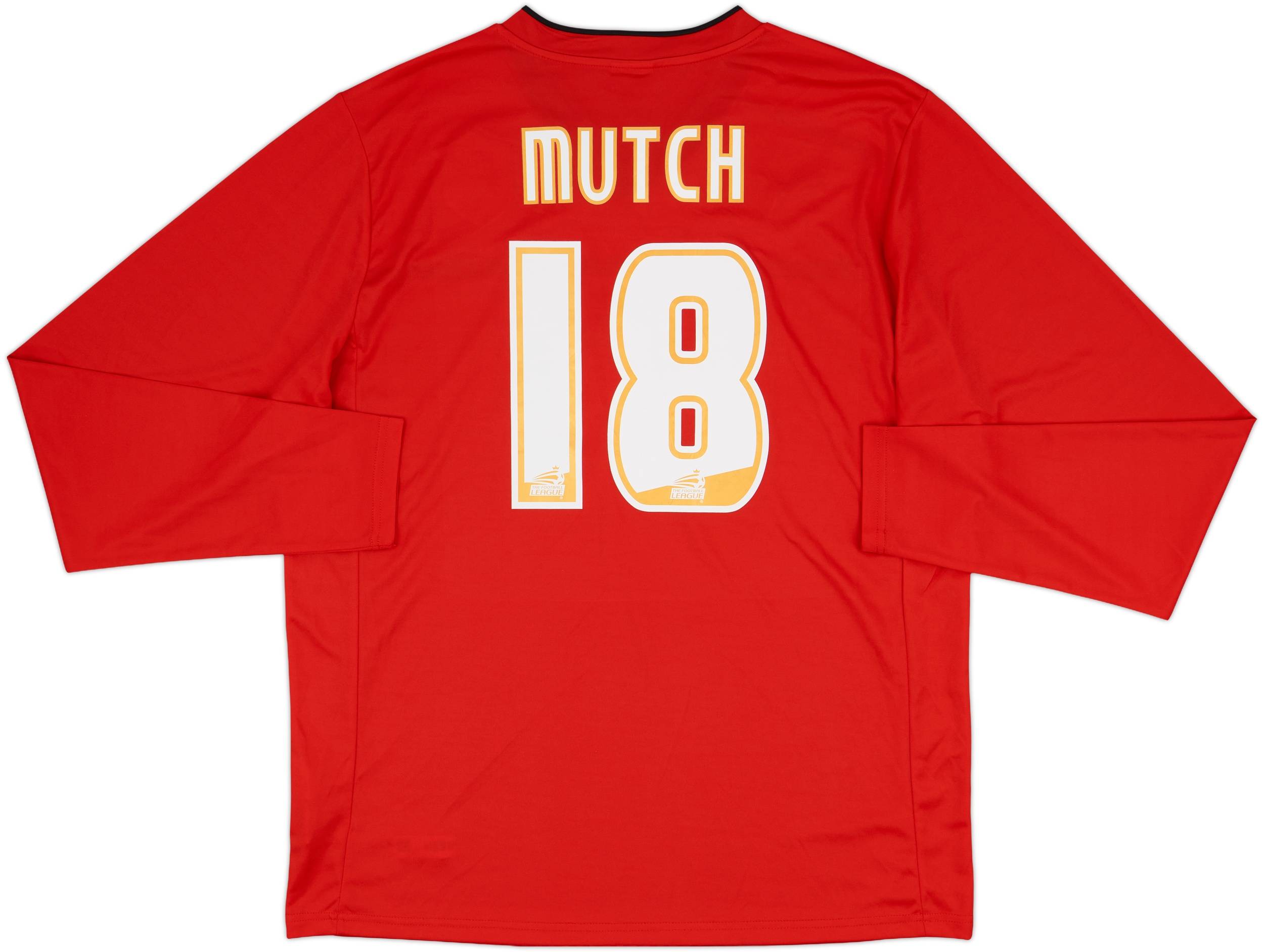 2012-13 Cardiff Home L/S Shirt Mutch #18 - 10/10 - (XXL)