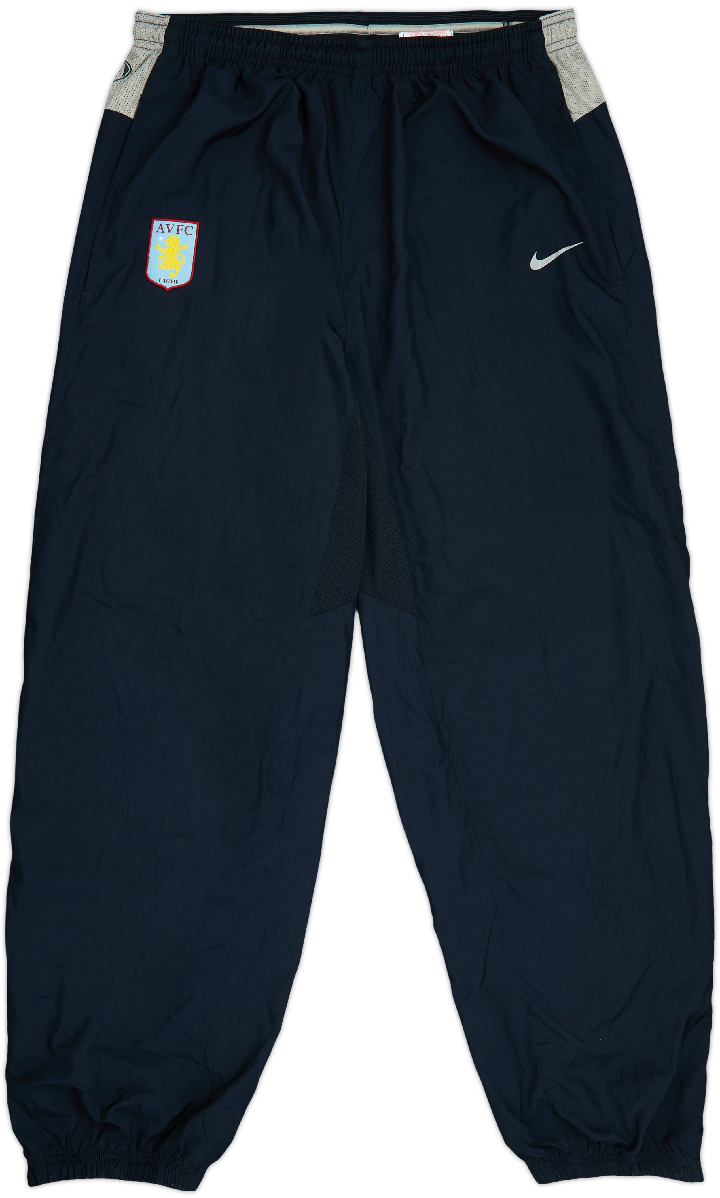 2009-10 Aston Villa Nike Track Pants/Bottoms - 6/10 - (L)