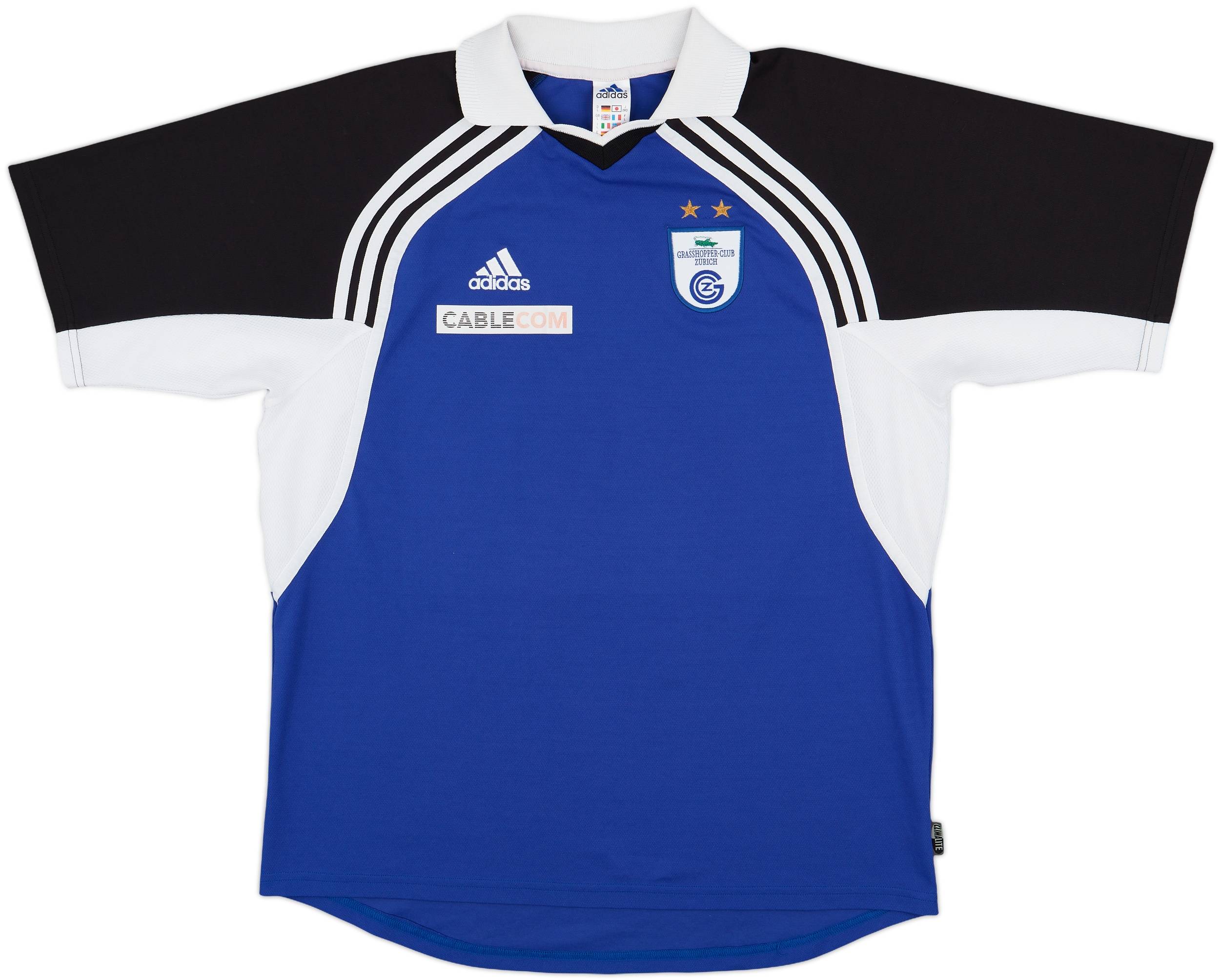 2000-01 Grasshoppers adidas Training Shirt - 7/10 - (L)