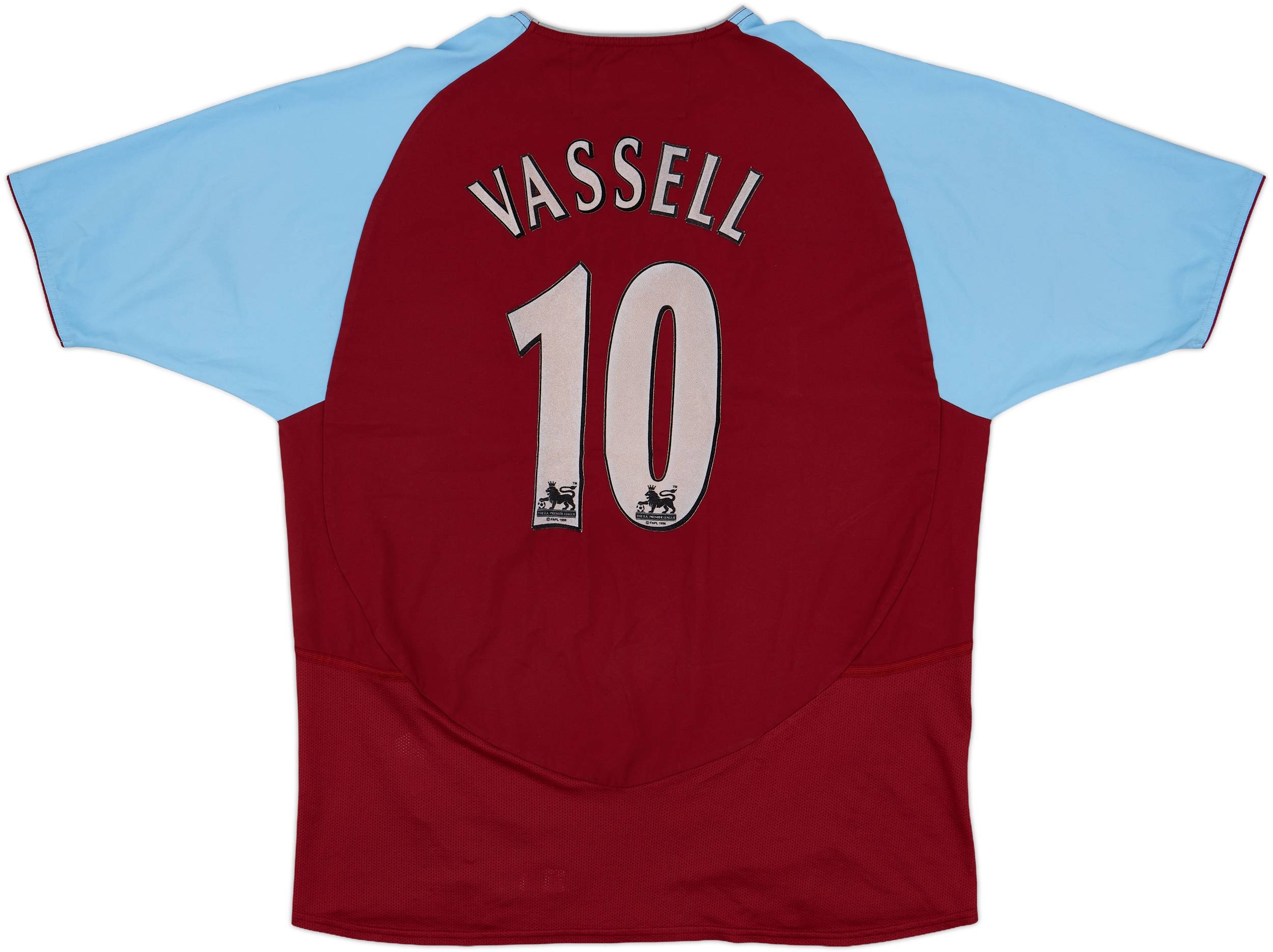 2003-04 Aston Villa Home Shirt Vassell #10 - 5/10 - (M)