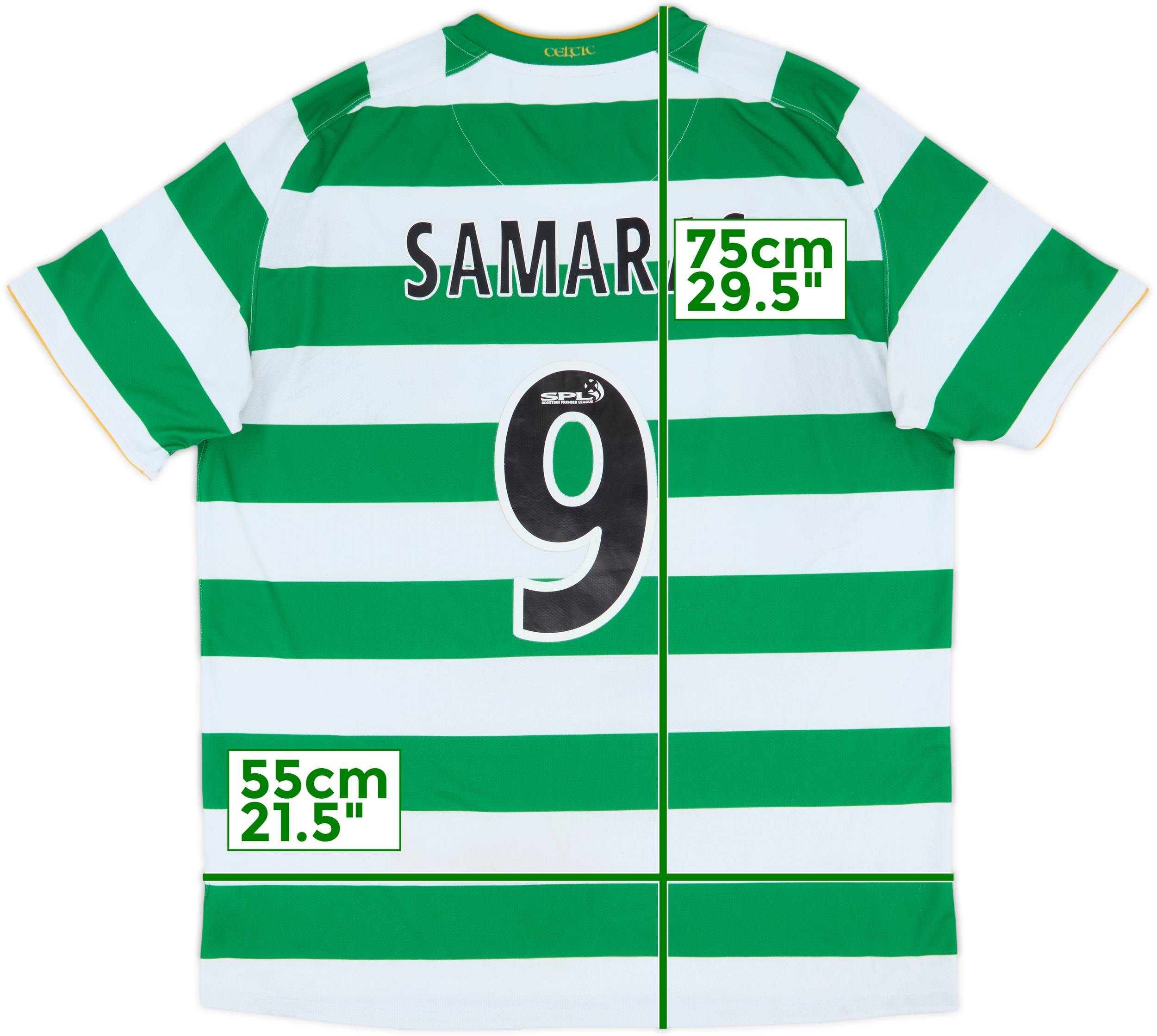 2008-10 Celtic Home Shirt Samaras #9 - 5/10 - (XL)
